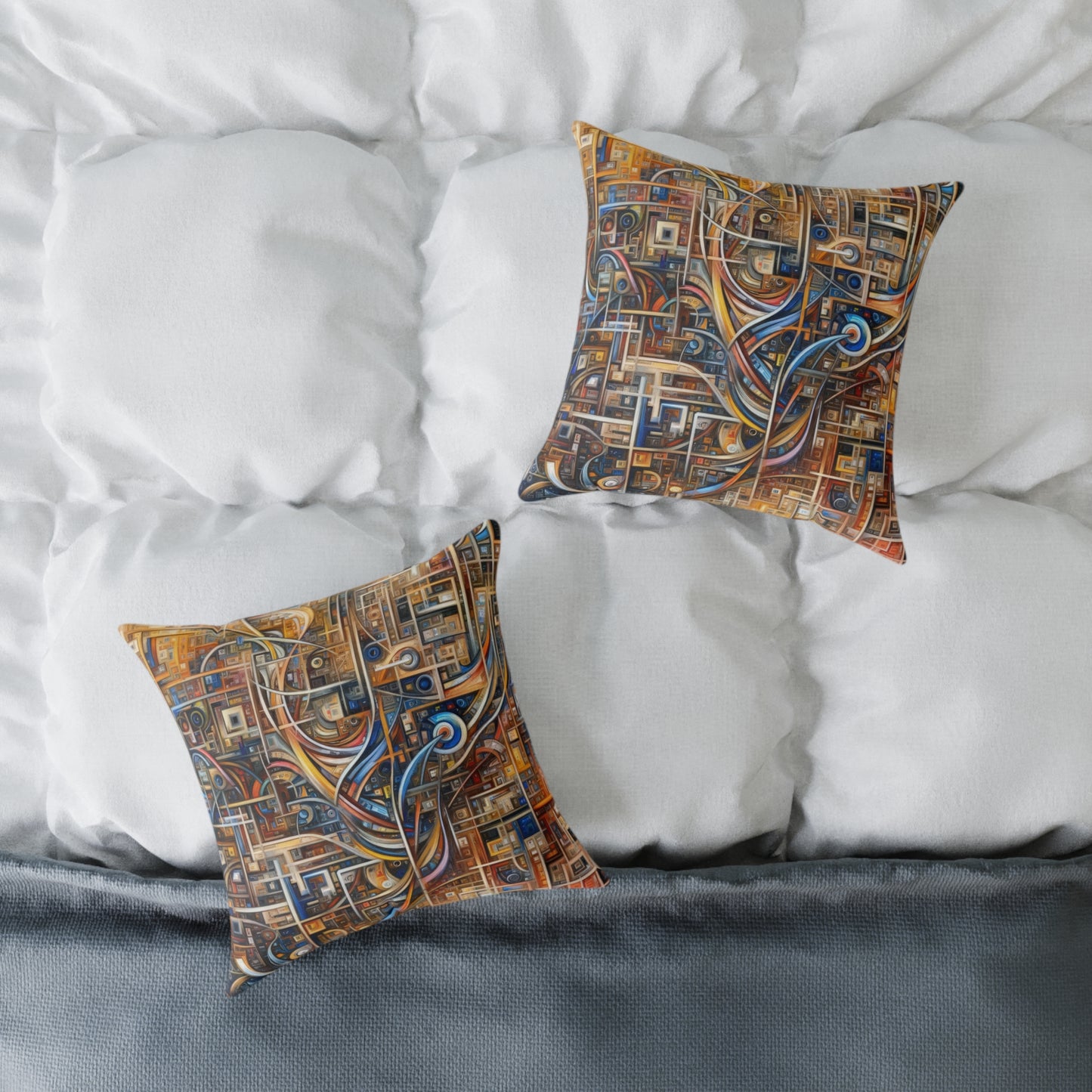 Intricate Life Tapestry Spun Polyester Pillow