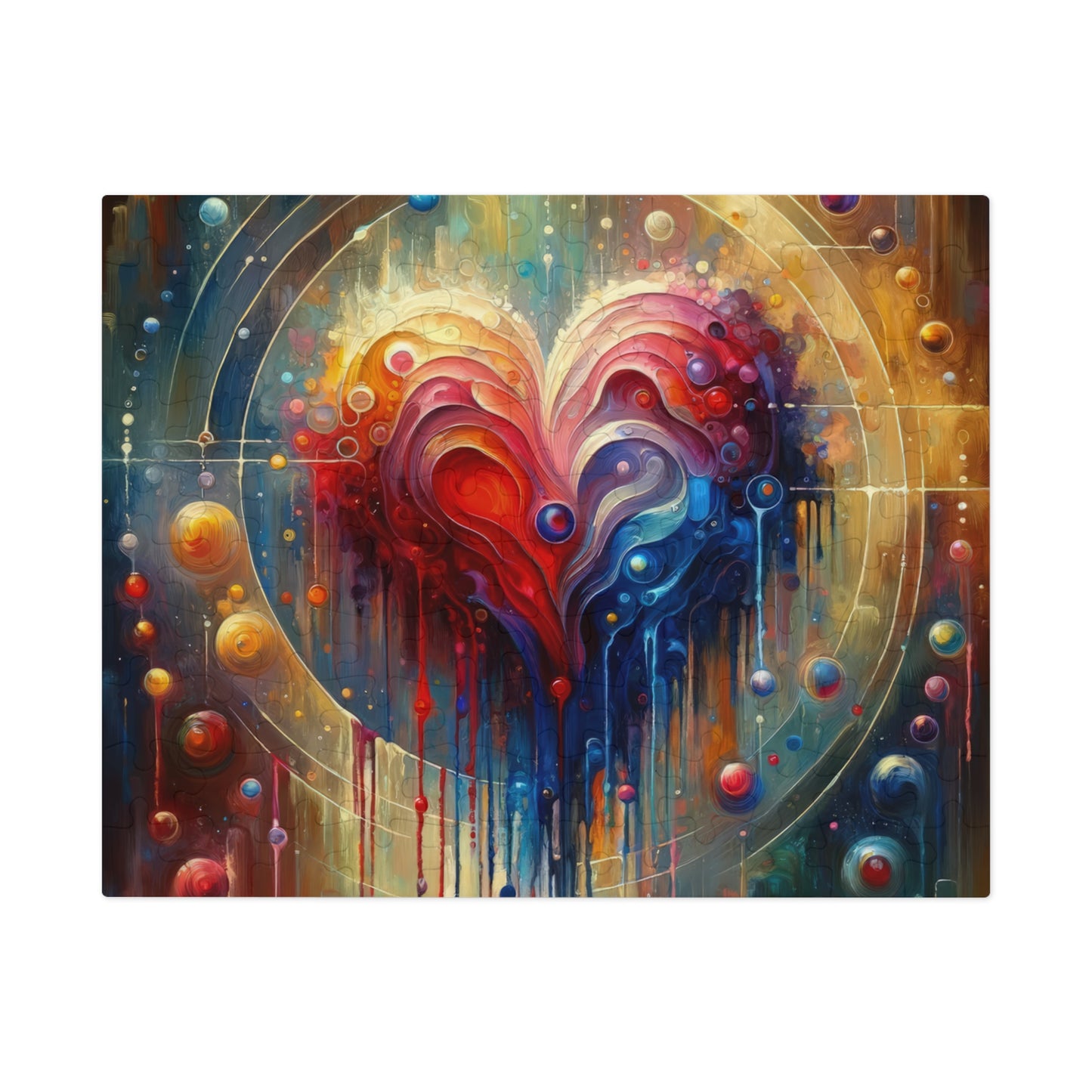 Unified Heart Reflections Jigsaw Puzzle (30, 110, 252, 500,1000-Piece)