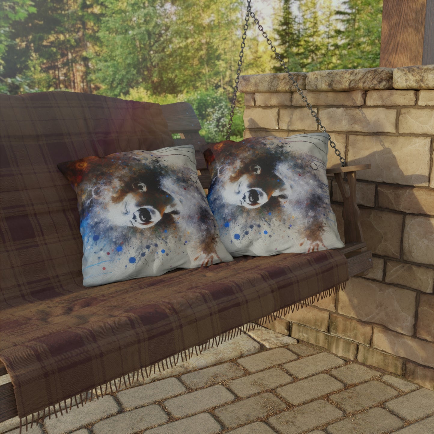 Laughter Essence Presence Outdoor Pillows