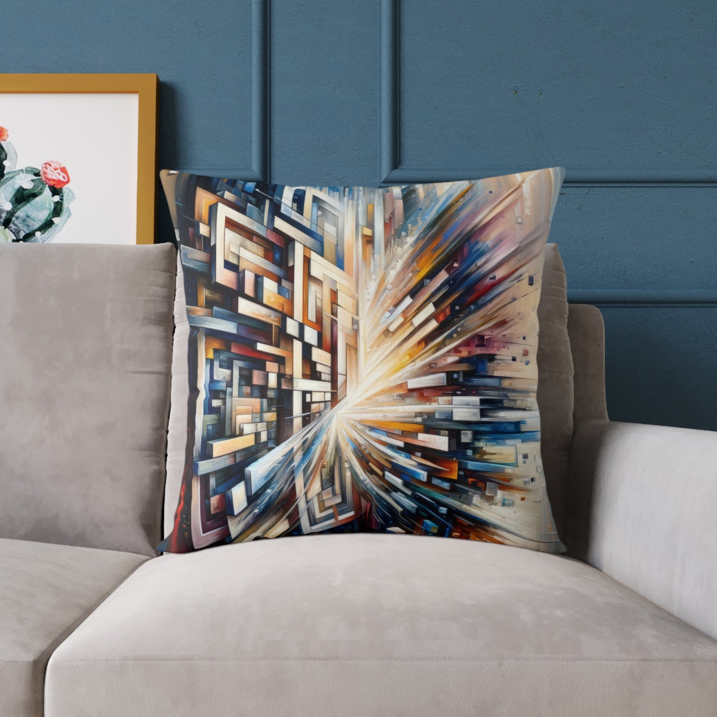 Pieces Unifying Focus Spun Polyester Pillow