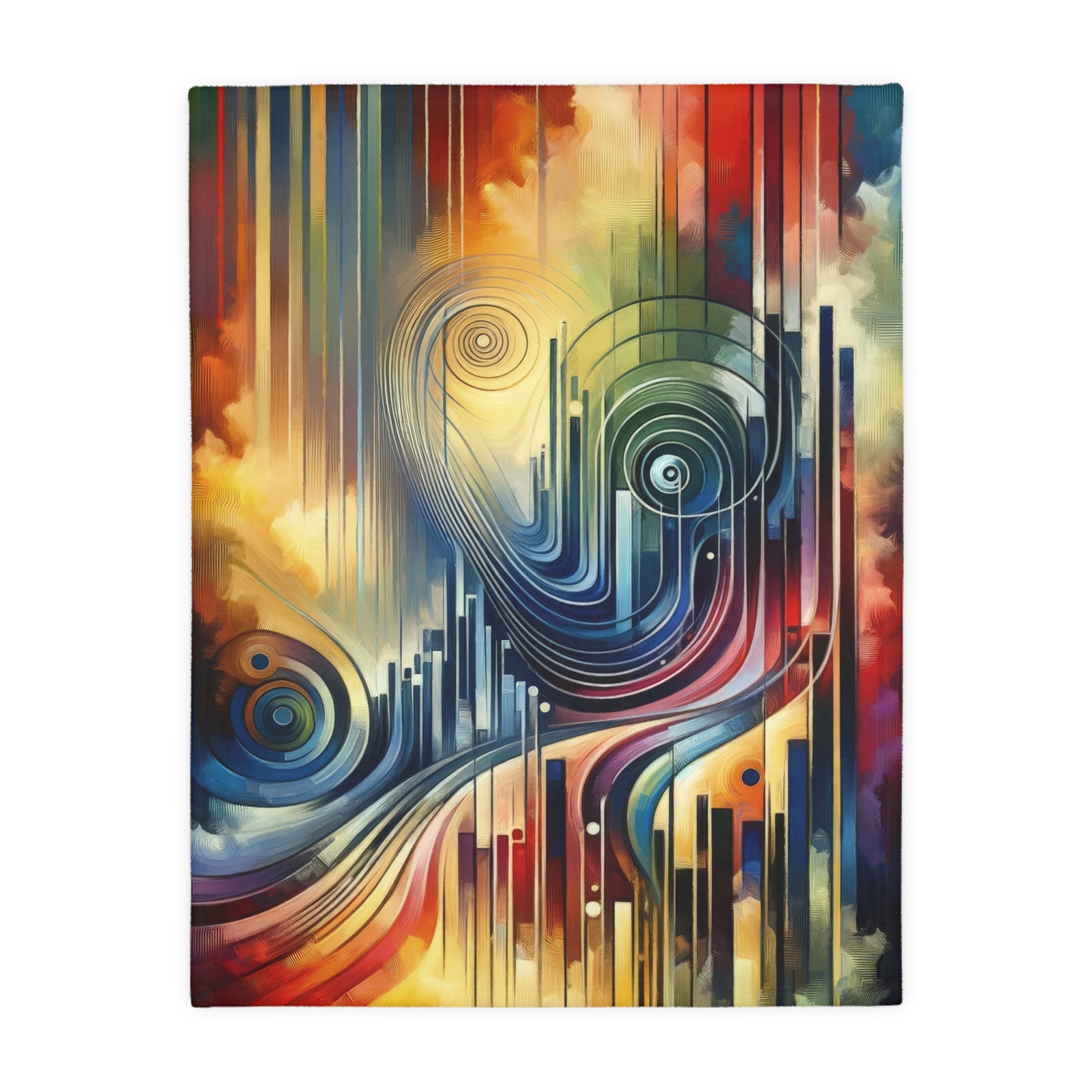 Effort Amplifies Outcome Velveteen Microfiber Blanket (Two-sided print)