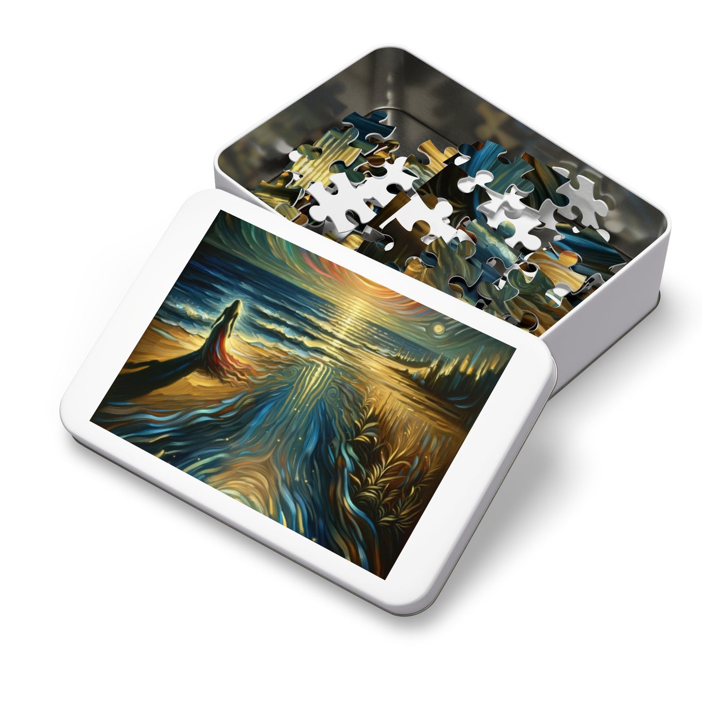 Solitary Evening Departure Jigsaw Puzzle (30, 110, 252, 500,1000-Piece)