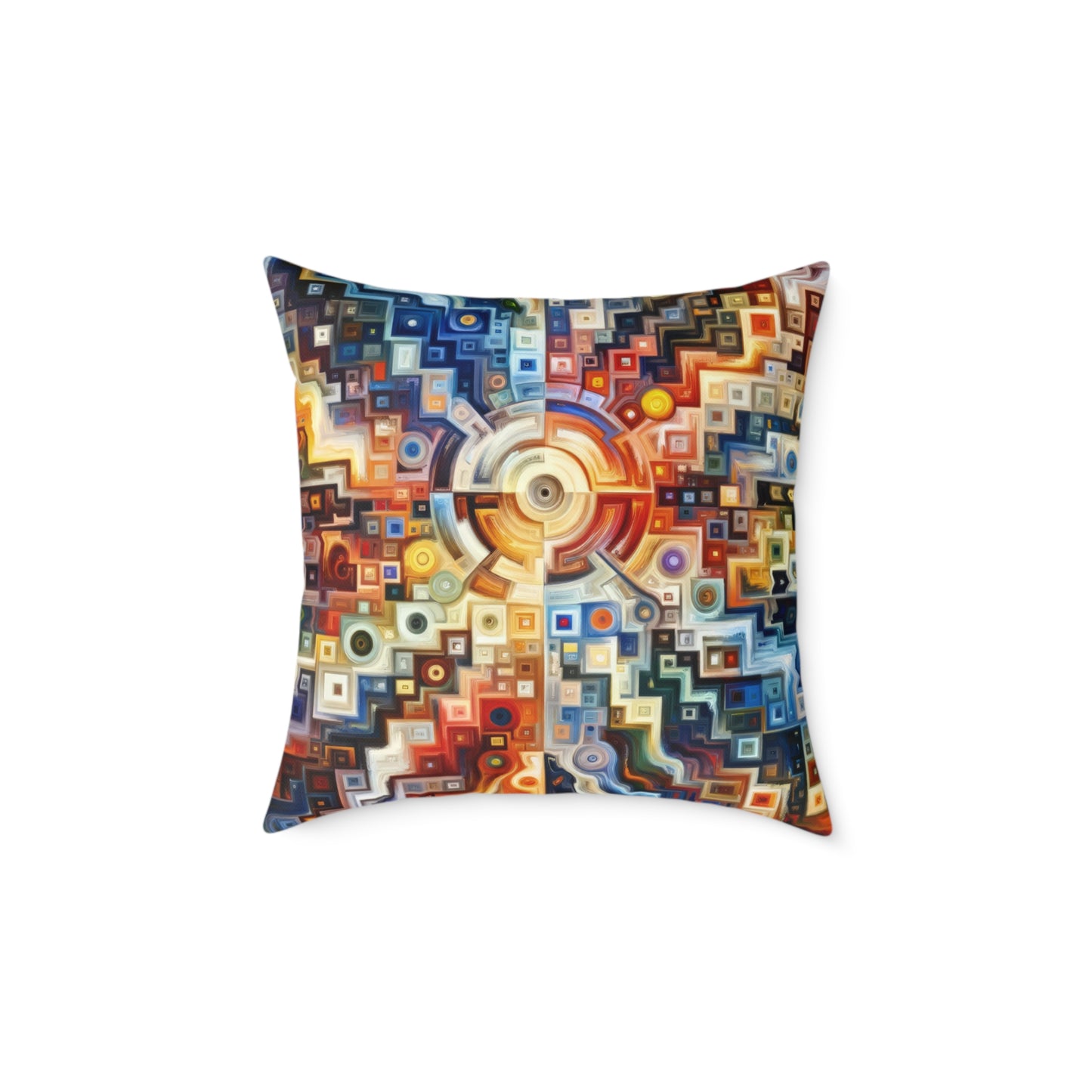 Essence Kaleidoscope Tapestry Spun Polyester Pillow
