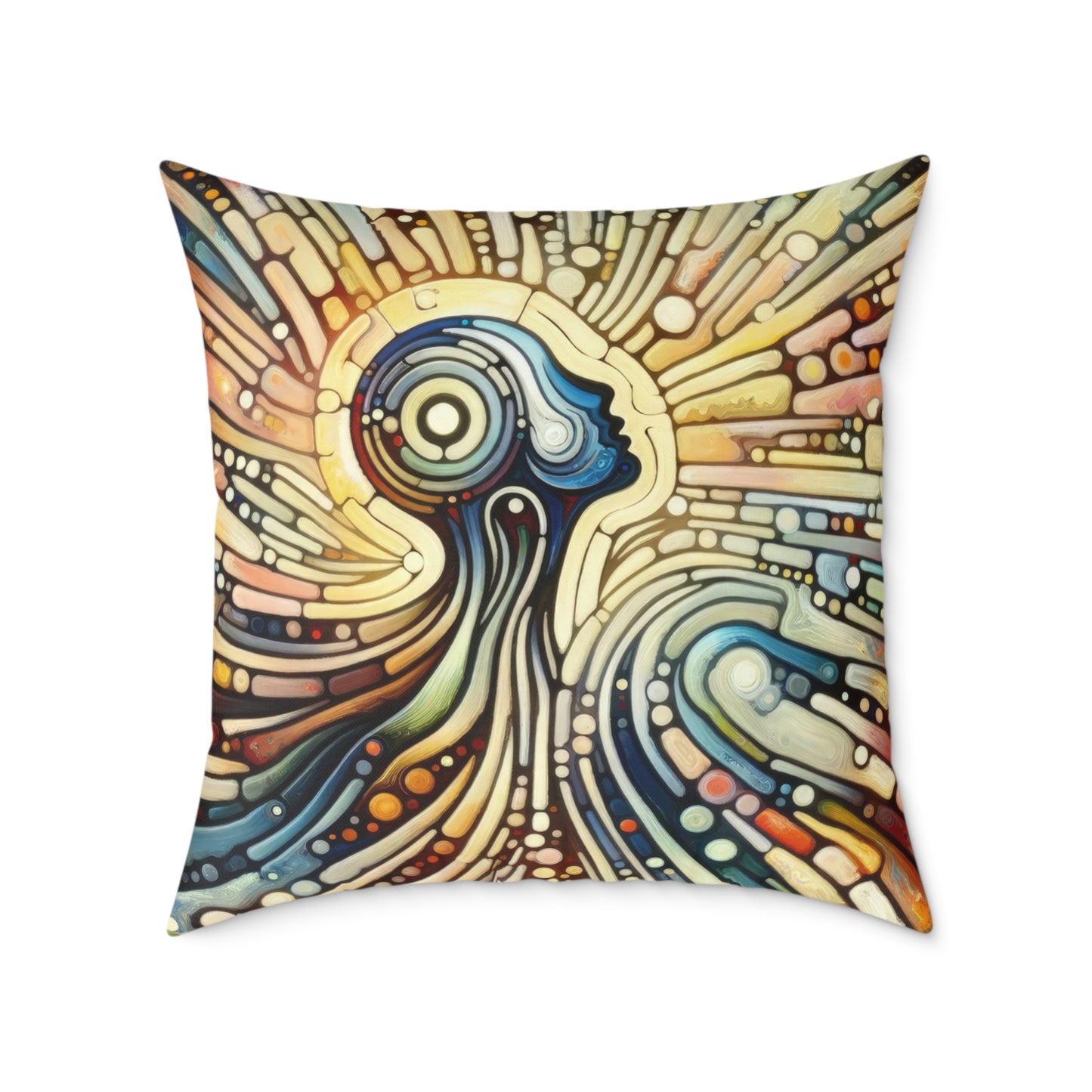 Inner Mosaic Kindness Spun Polyester Pillow