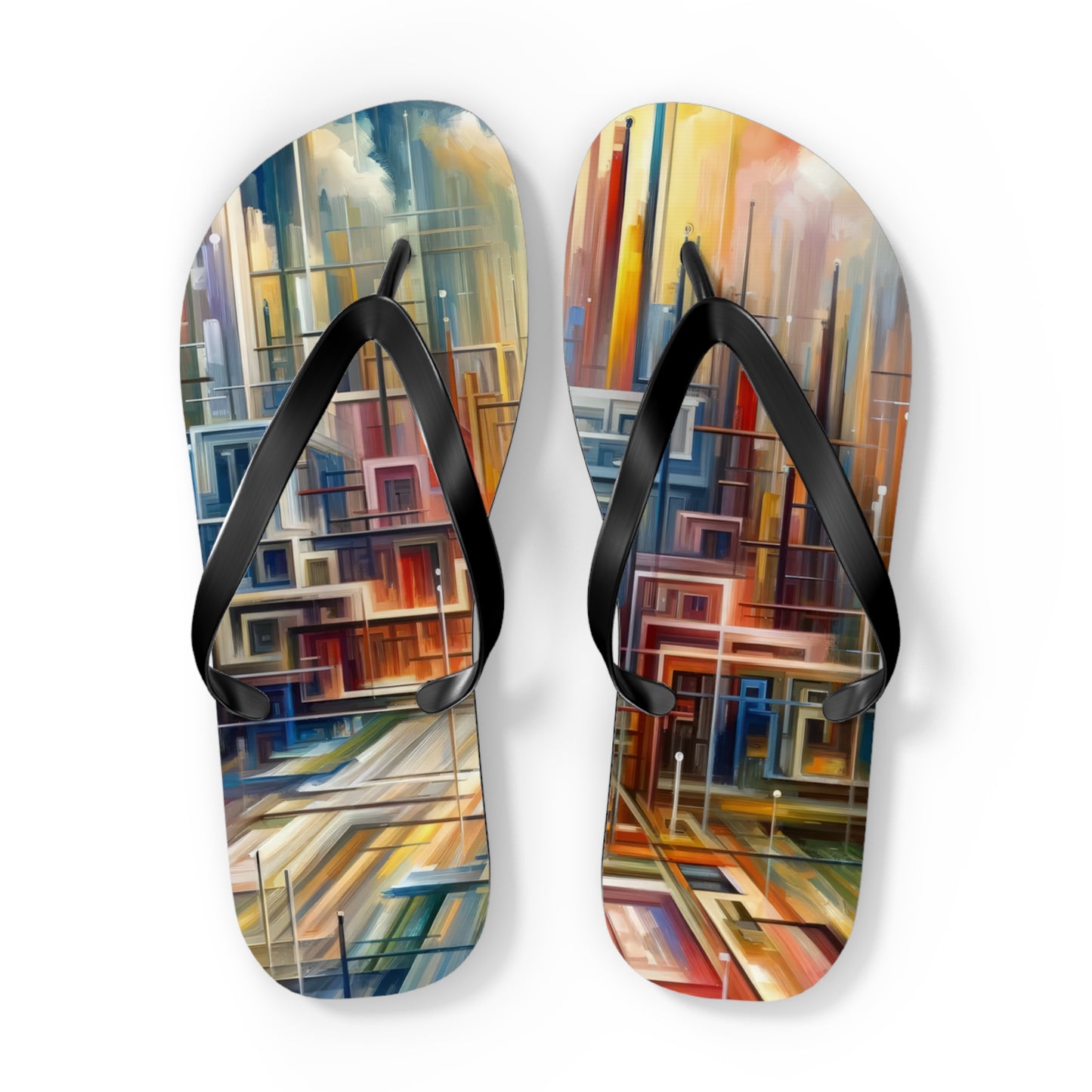 Urban Flow Interconnectedness Flip Flops
