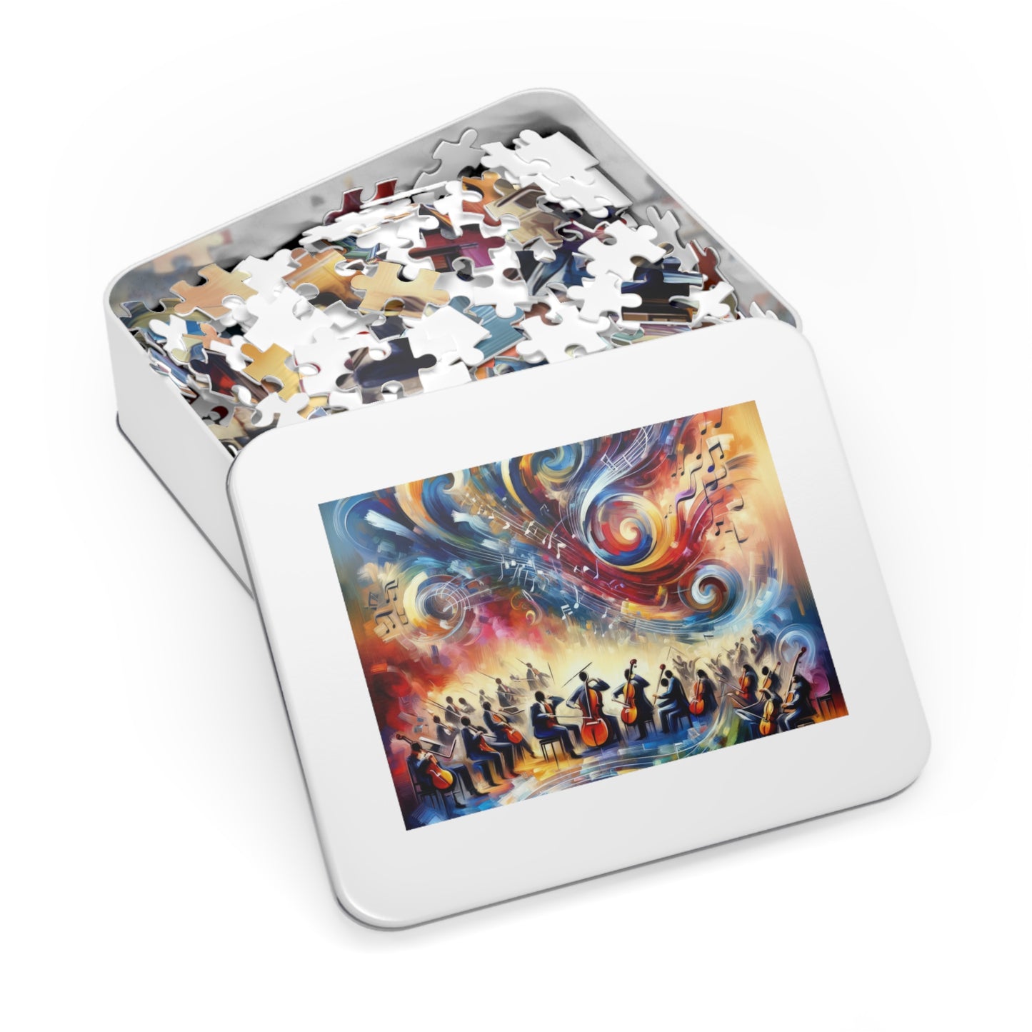 Vibrant Maestro Symphony Jigsaw Puzzle (30, 110, 252, 500,1000-Piece)