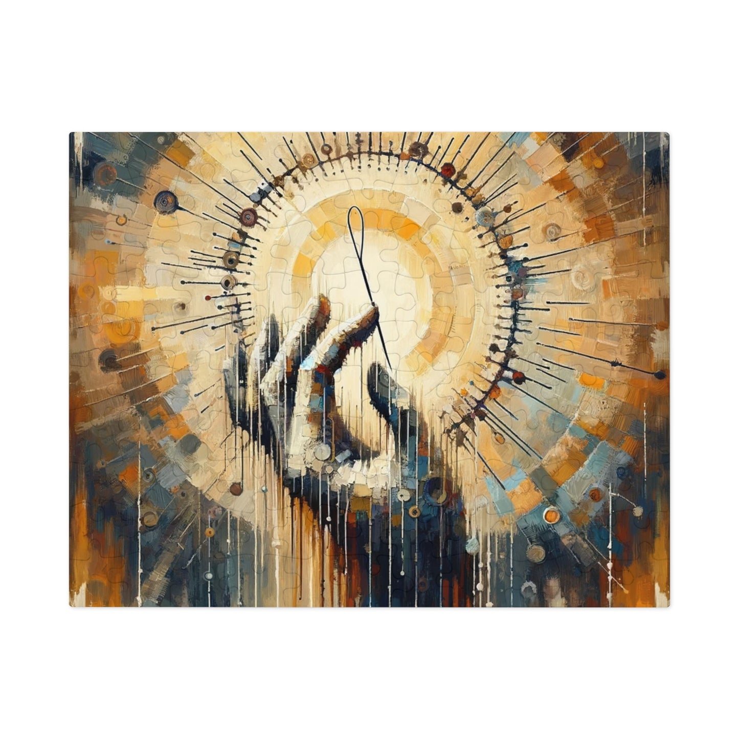 Sovereign Reflective Tachism Jigsaw Puzzle (30, 110, 252, 500,1000-Piece)