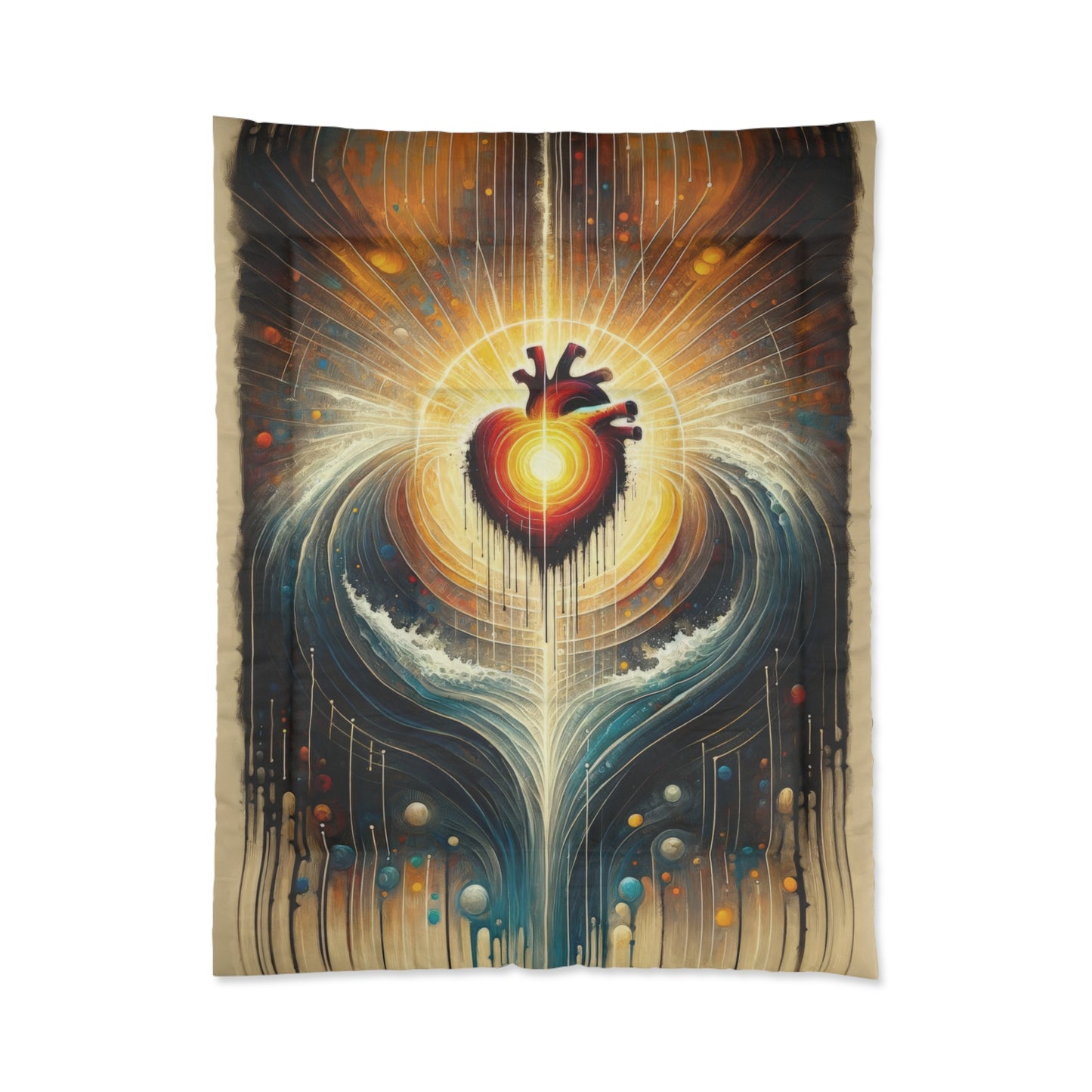 Awakened Heart Waves Comforter