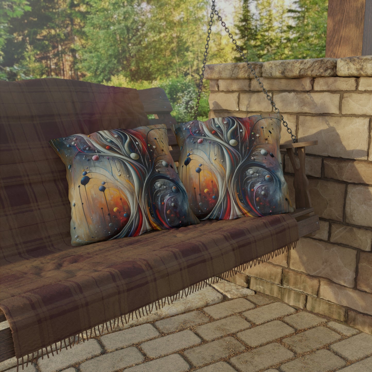 Invisible Threads Influence Outdoor Pillows