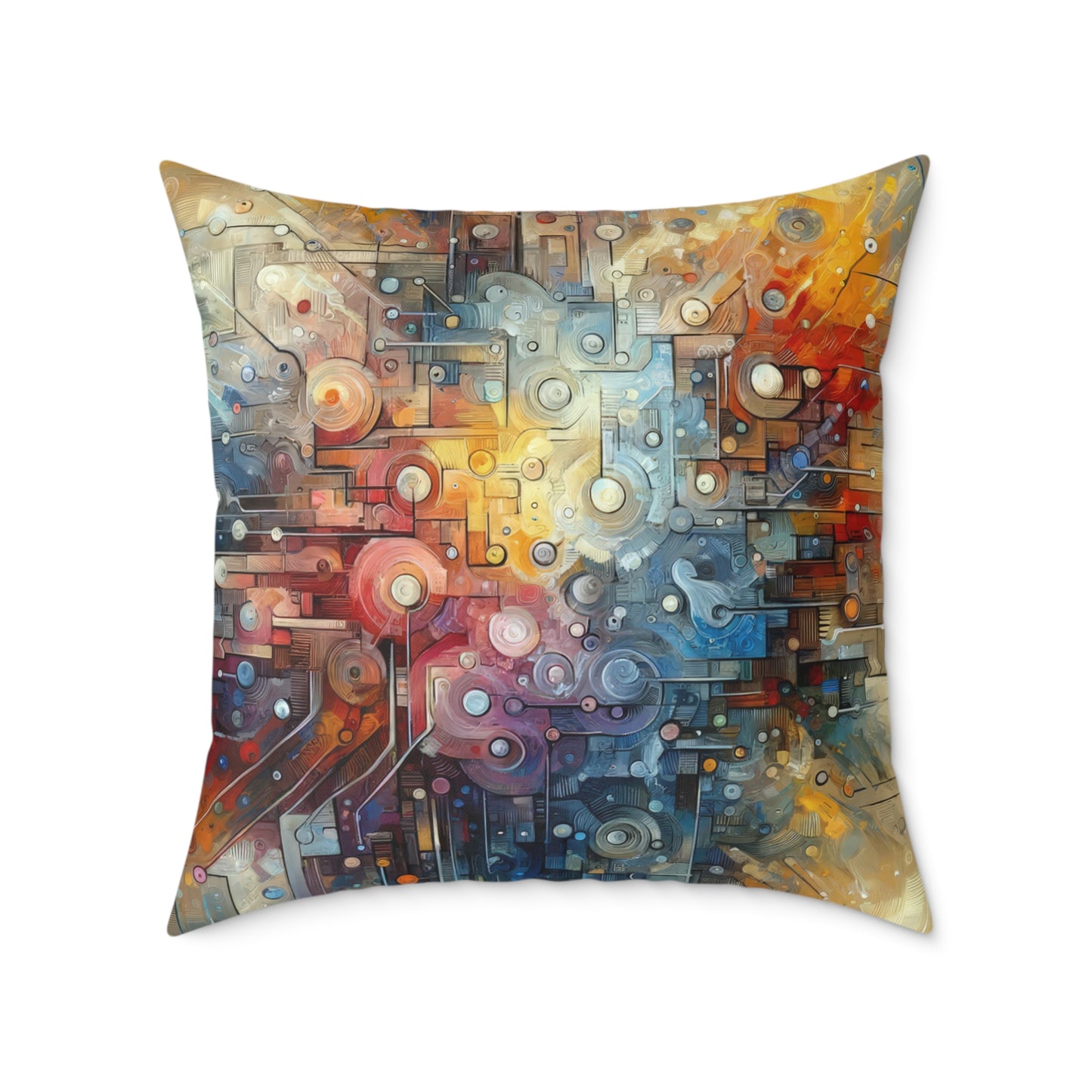 Empathy Scaffold Unity Spun Polyester Pillow