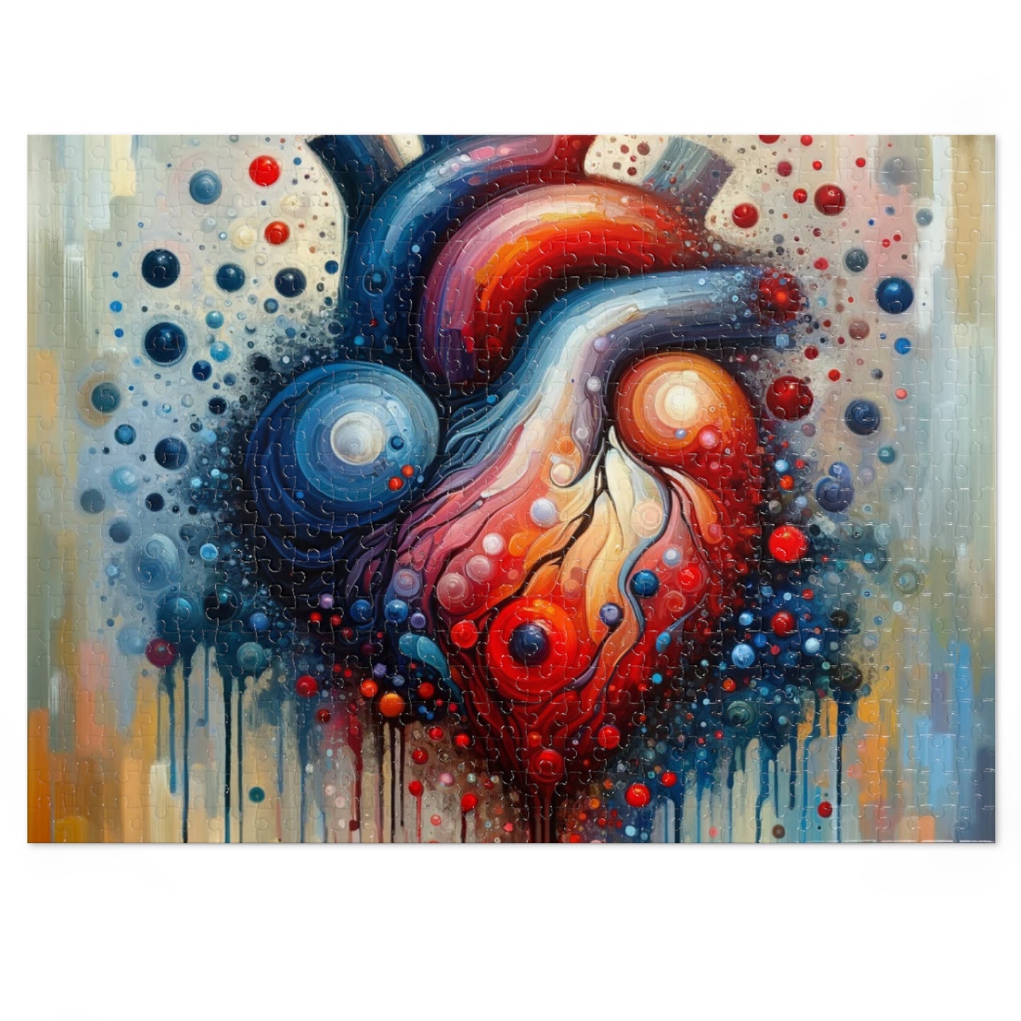 Empathetic Heart Expression Jigsaw Puzzle (30, 110, 252, 500,1000-Piece)