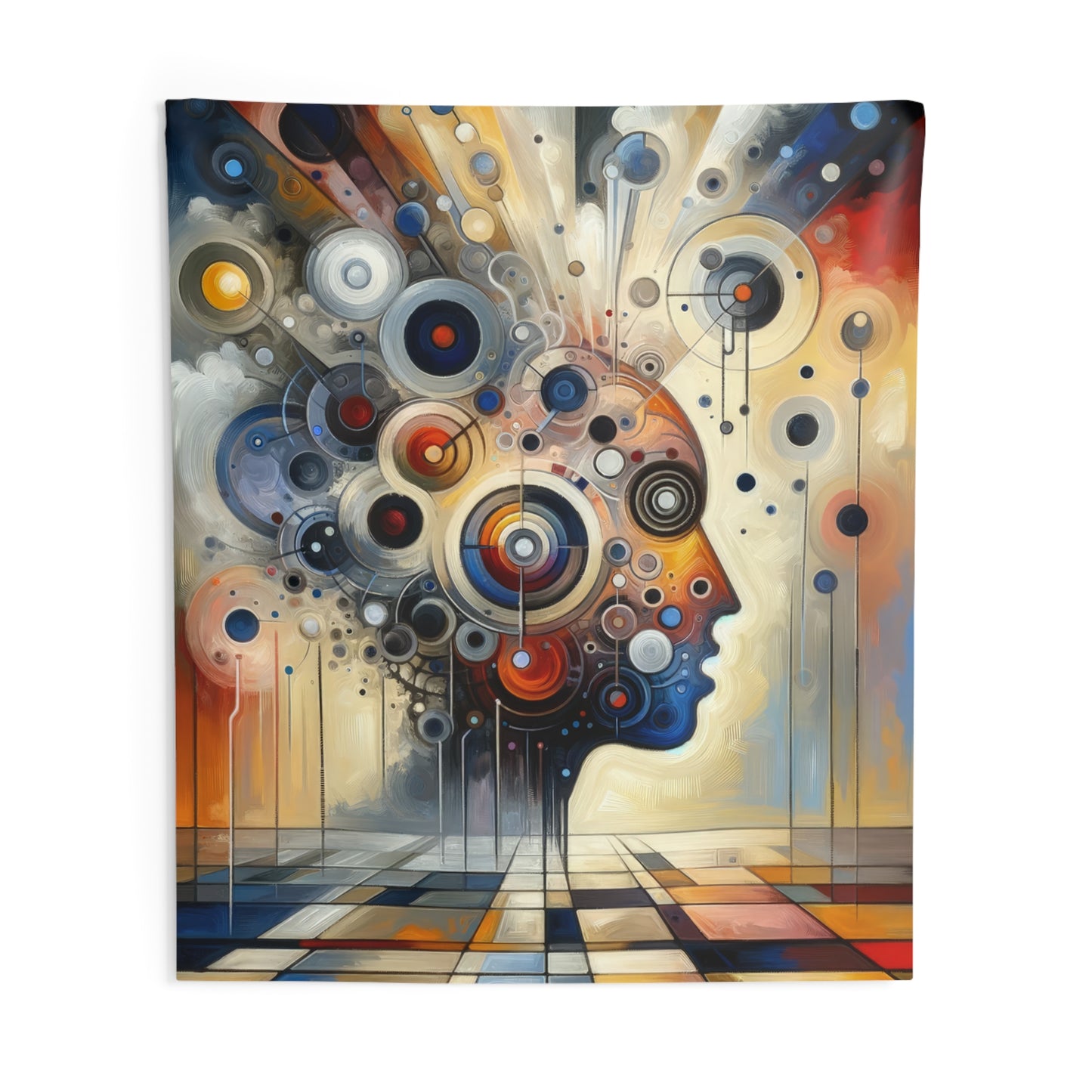 Mindful Tachism Engagement Indoor Wall Tapestries