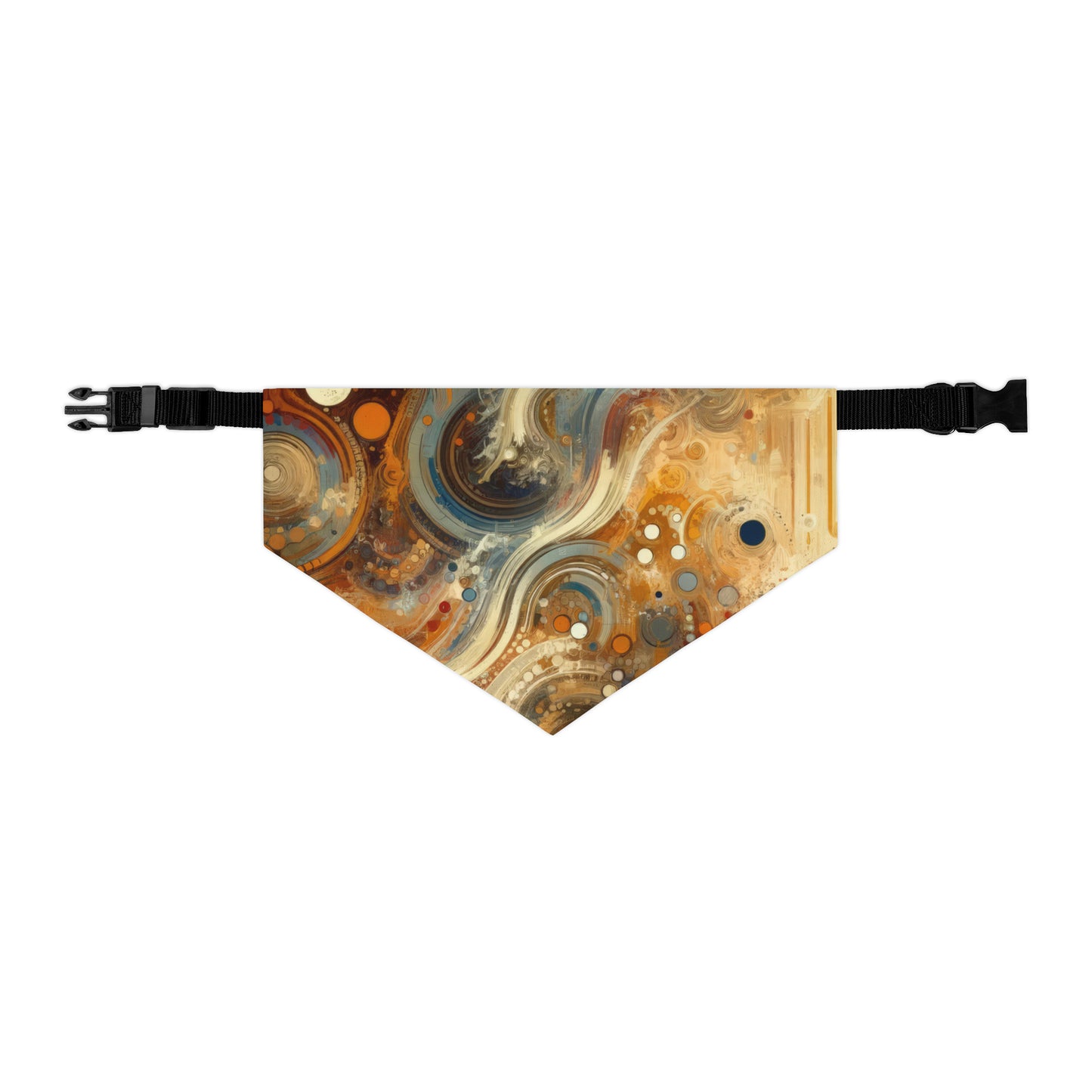 Dynamic Cultural Mosaic Pet Bandana Collar