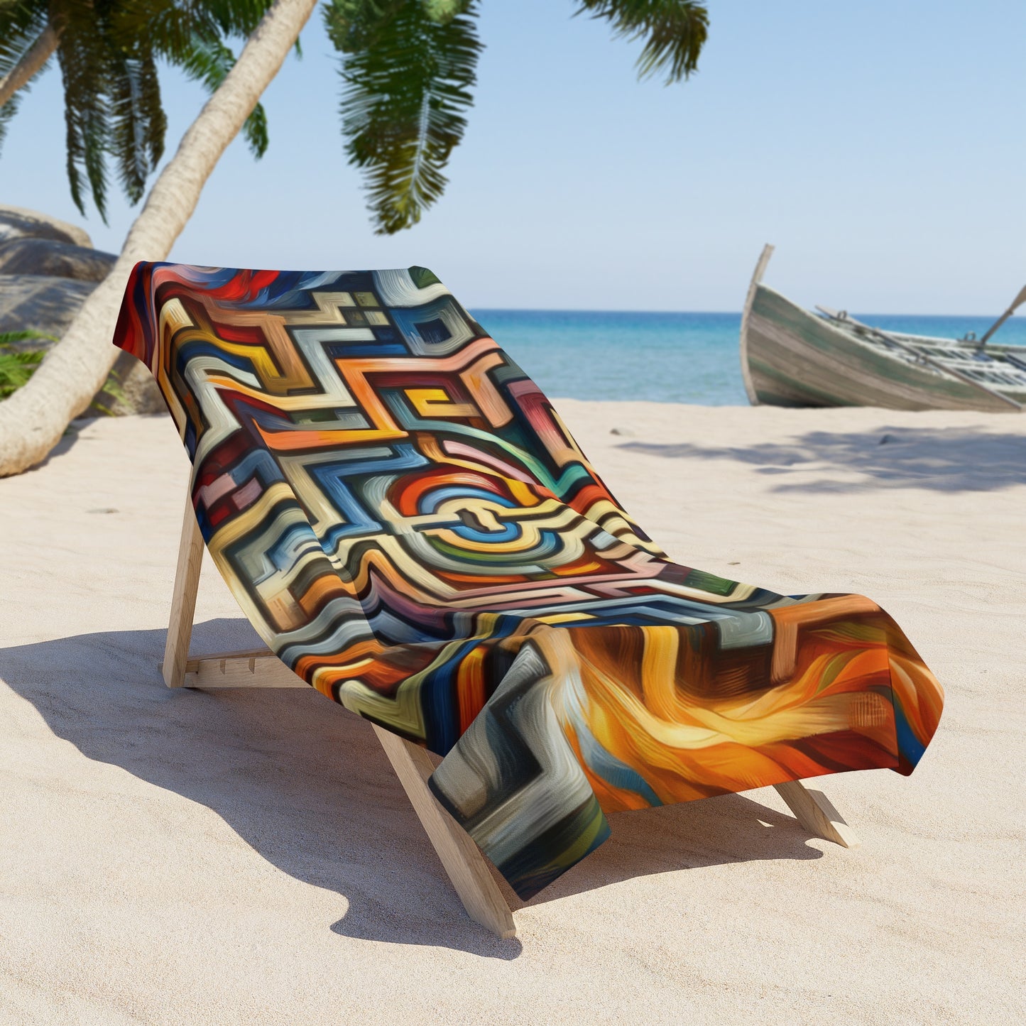 Labyrinthine Love Choices Beach Towel