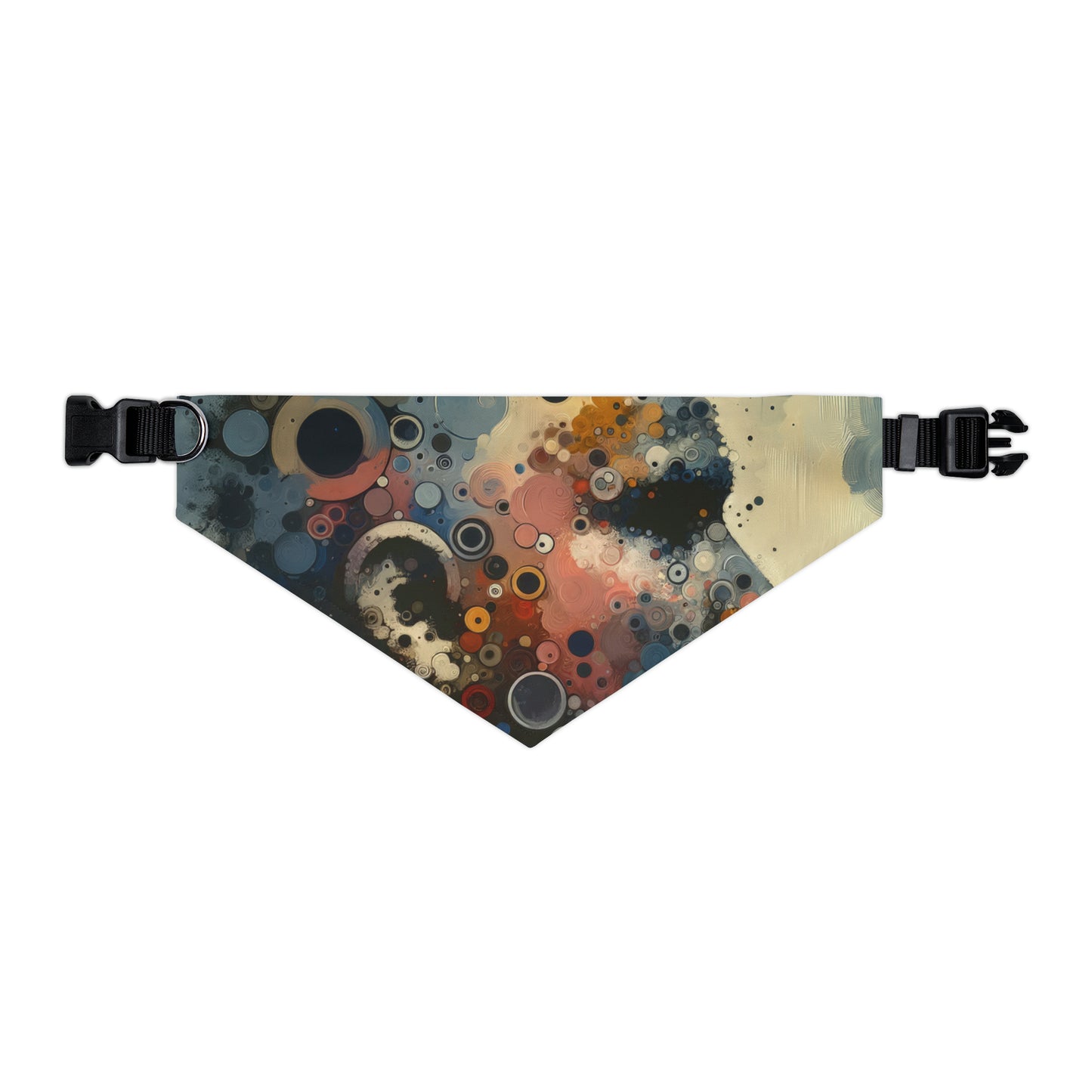 Reflective Tachism Contemplation Pet Bandana Collar