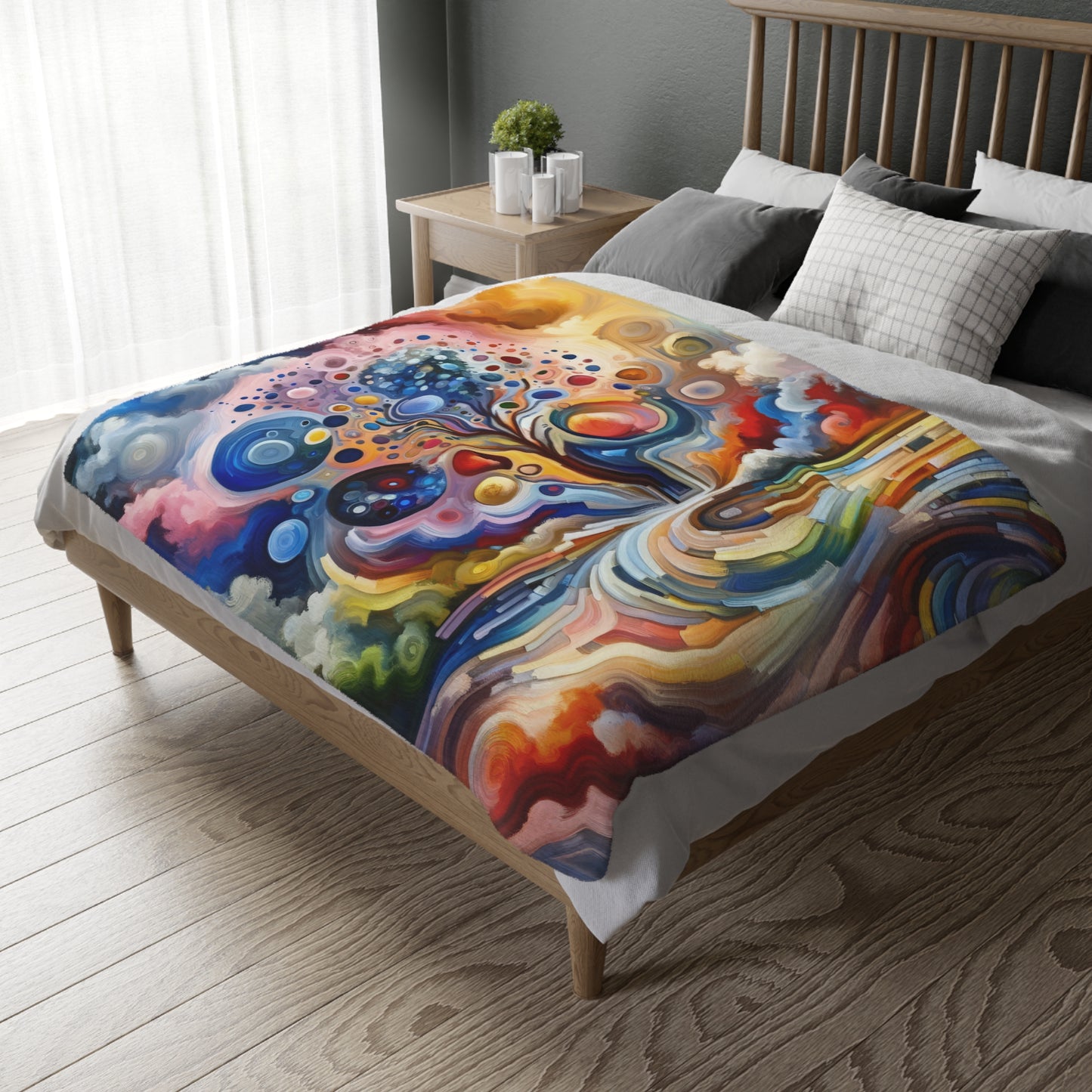 Inner Growth Essence Velveteen Microfiber Blanket (Two-sided print)