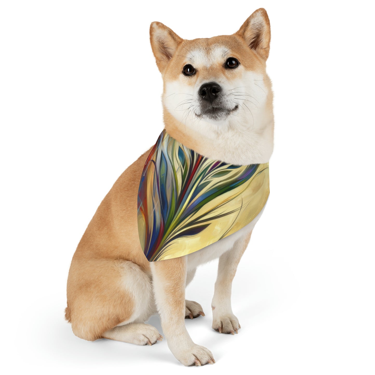 Pruning Distraction Tachism Pet Bandana Collar