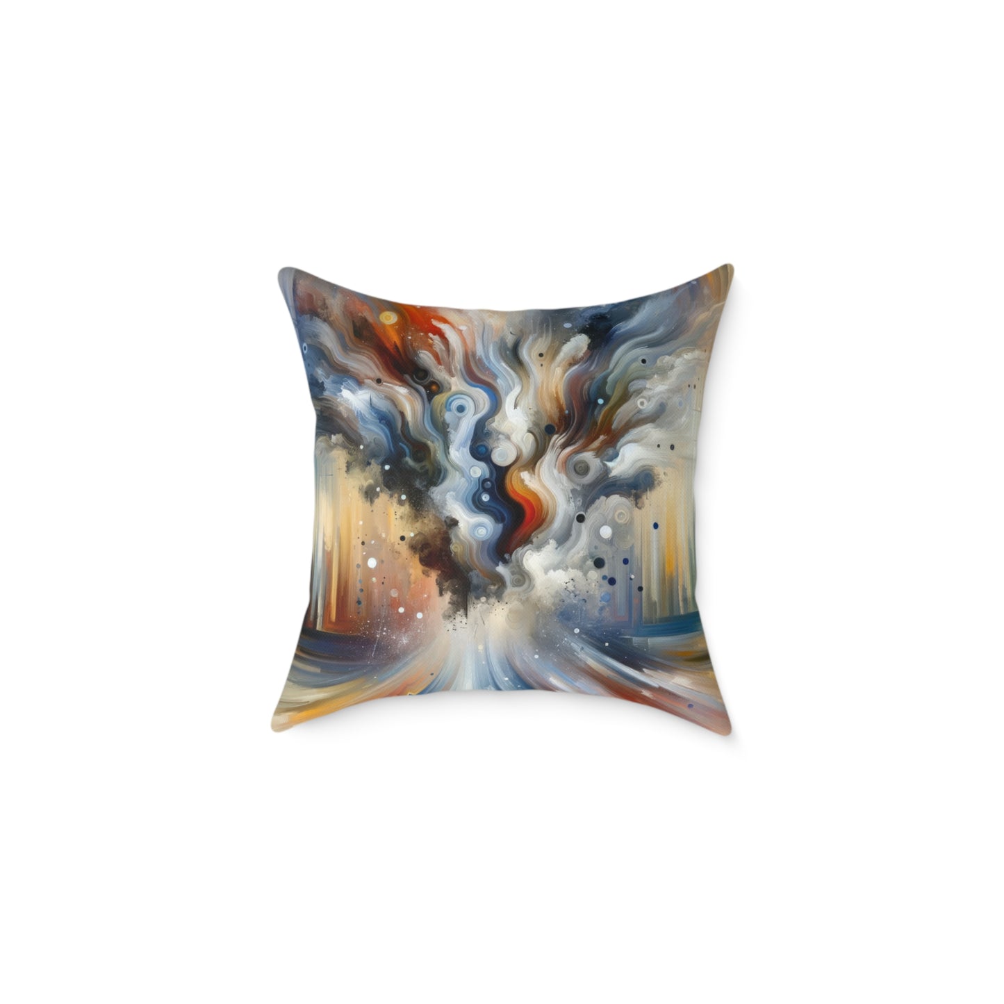 Dynamic External Influence Spun Polyester Pillow