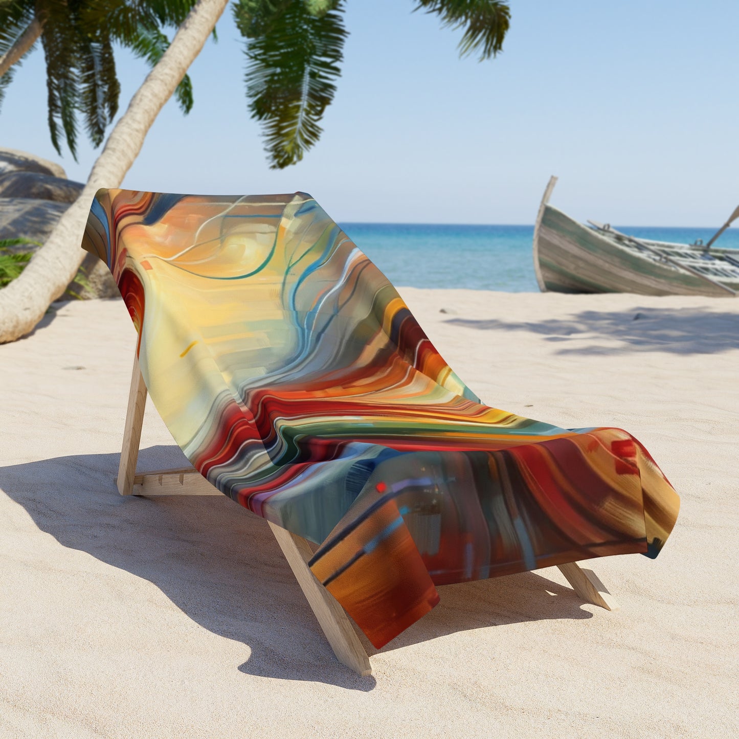 Empathetic Spiral Dialogue Beach Towel