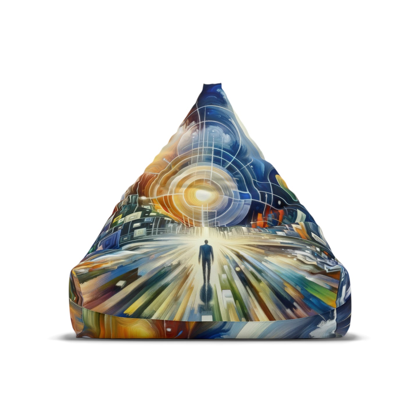 Mindful Megabyte Convergence Bean Bag Chair Cover