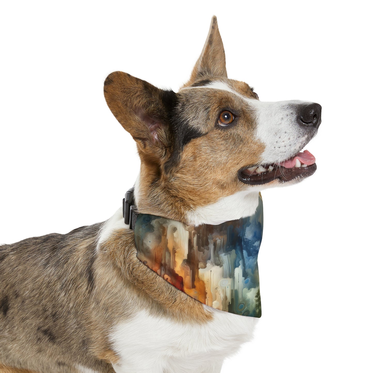 Inner Journey Abstract Pet Bandana Collar