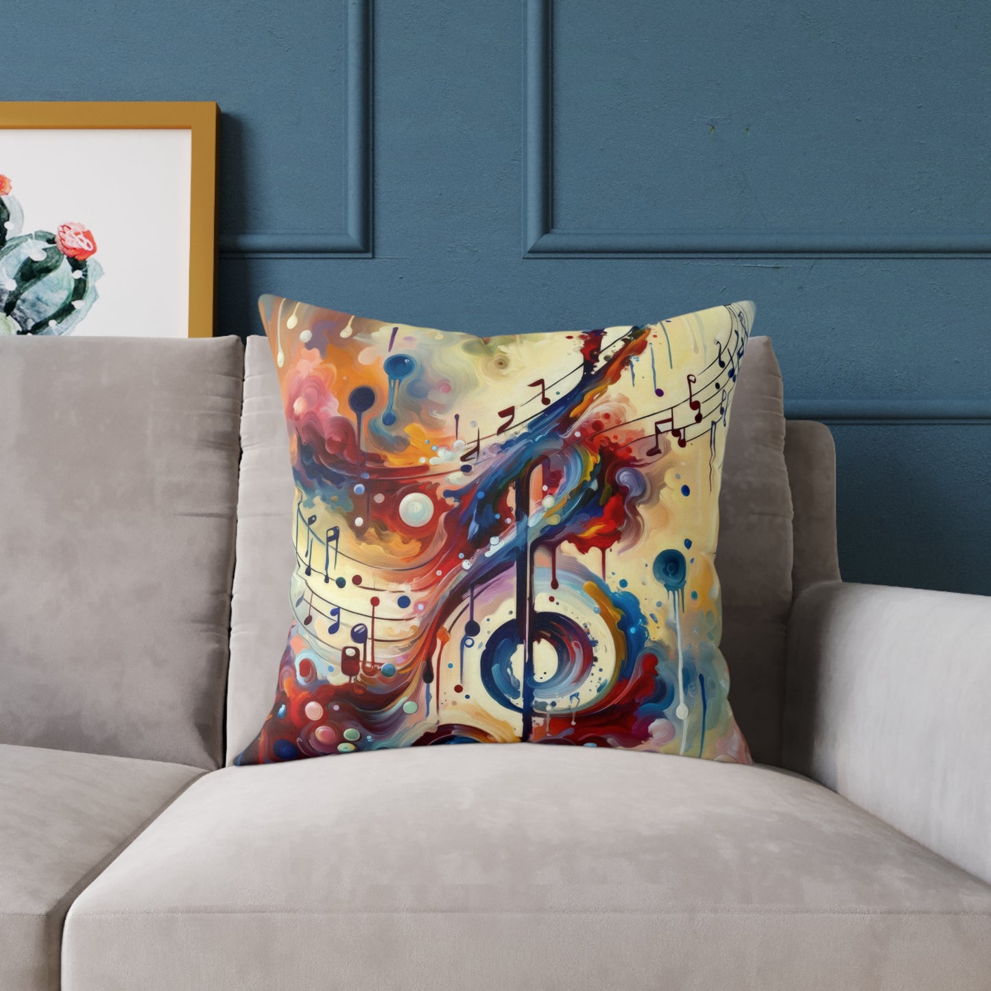 Harmonizing Melody Life Spun Polyester Pillow