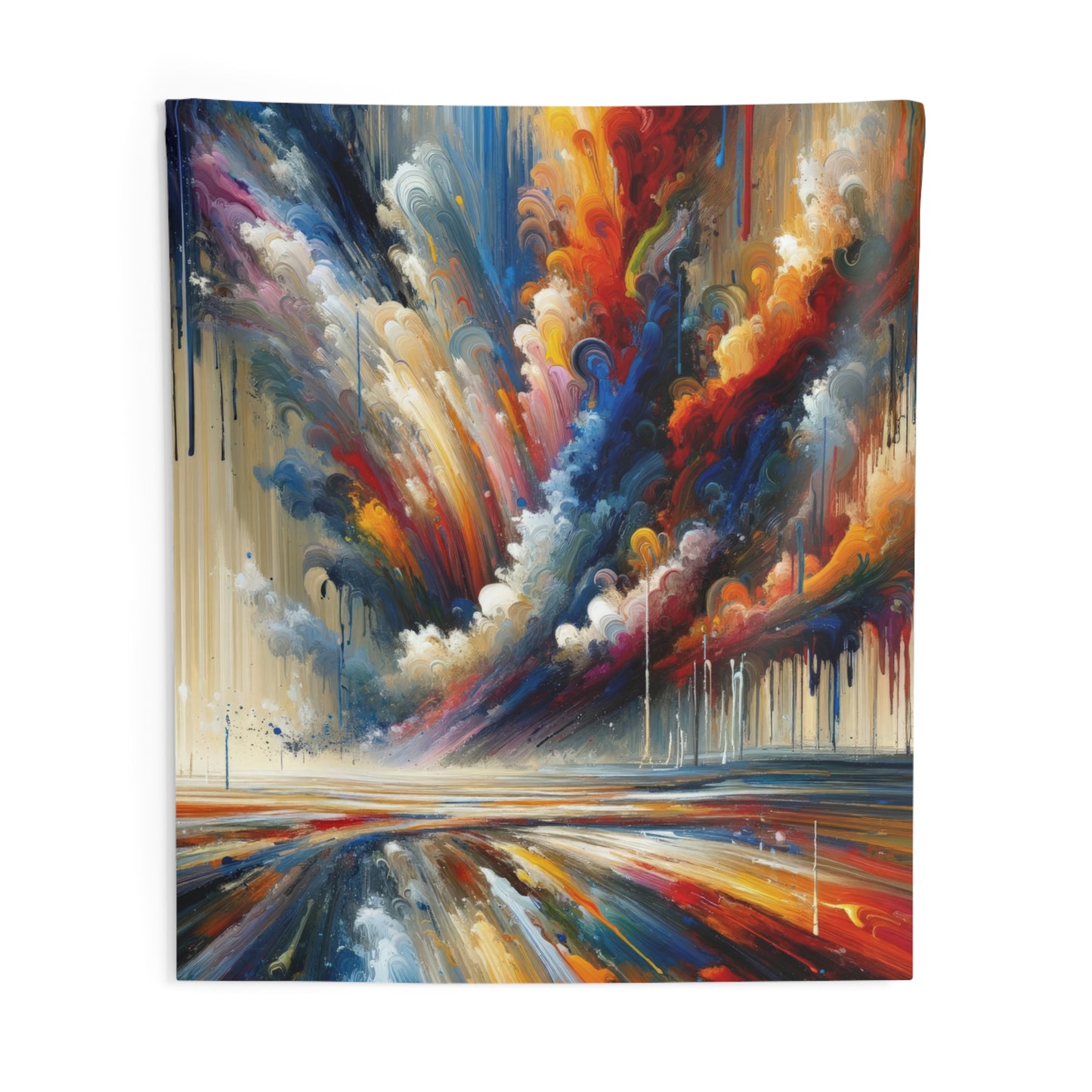 Grandiose Transformation Tachism Indoor Wall Tapestries