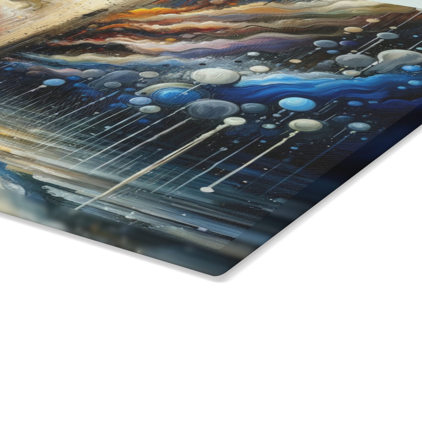 Linguistic Resonance Cascade Glass Cutting Board