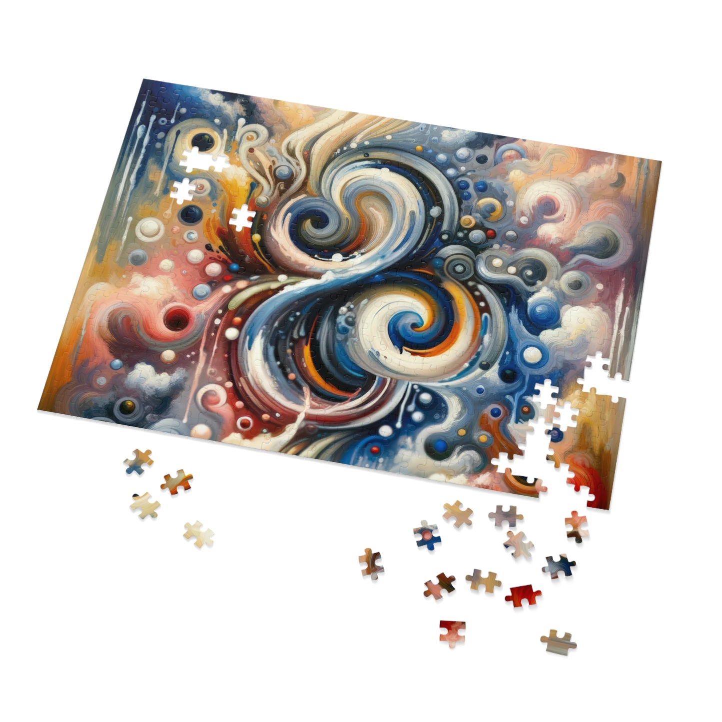 Paradoxical Embrace Tachism Jigsaw Puzzle (30, 110, 252, 500,1000-Piece)