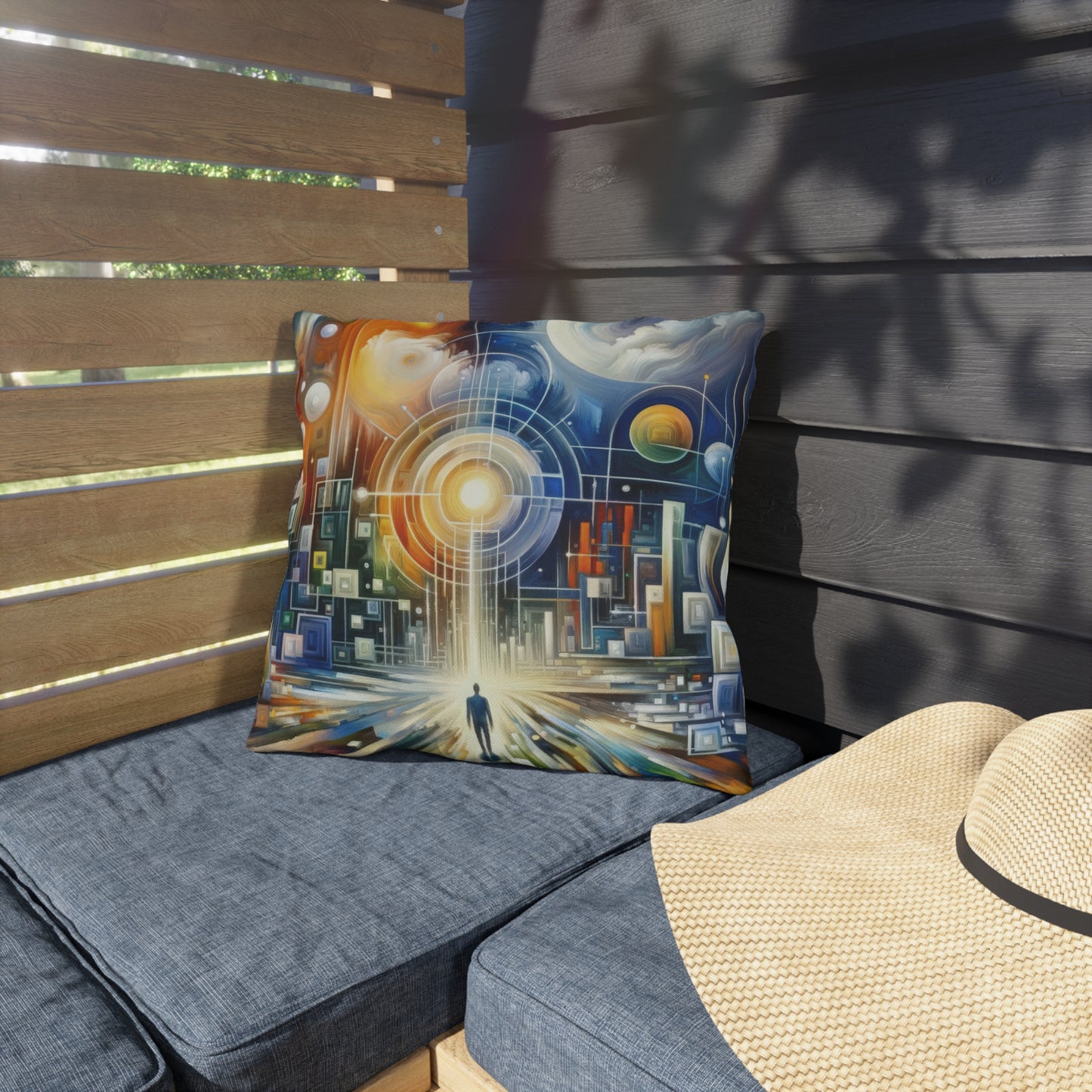 Mindful Megabyte Convergence Outdoor Pillows