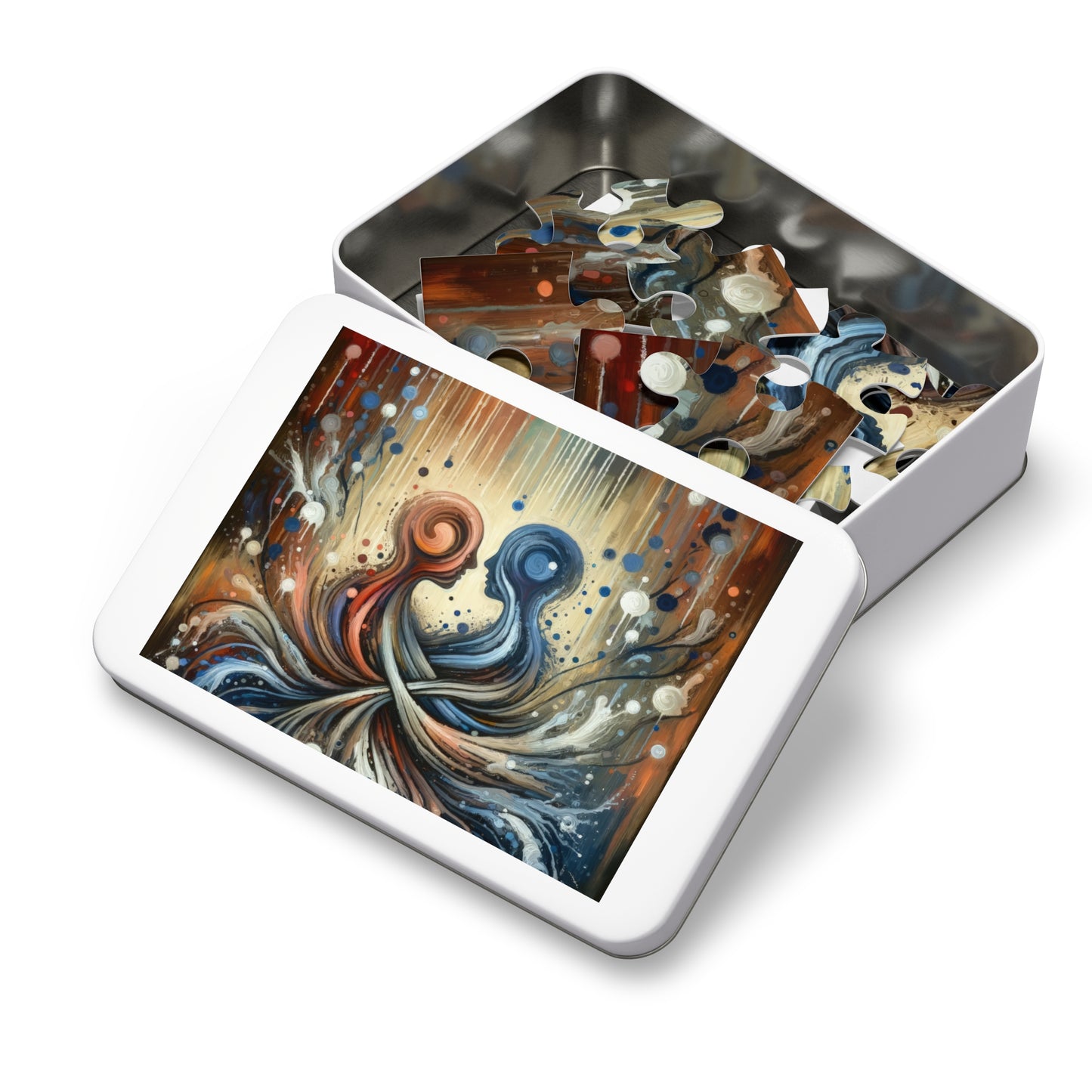 Empathic Connection Tachism Jigsaw Puzzle (30, 110, 252, 500,1000-Piece)