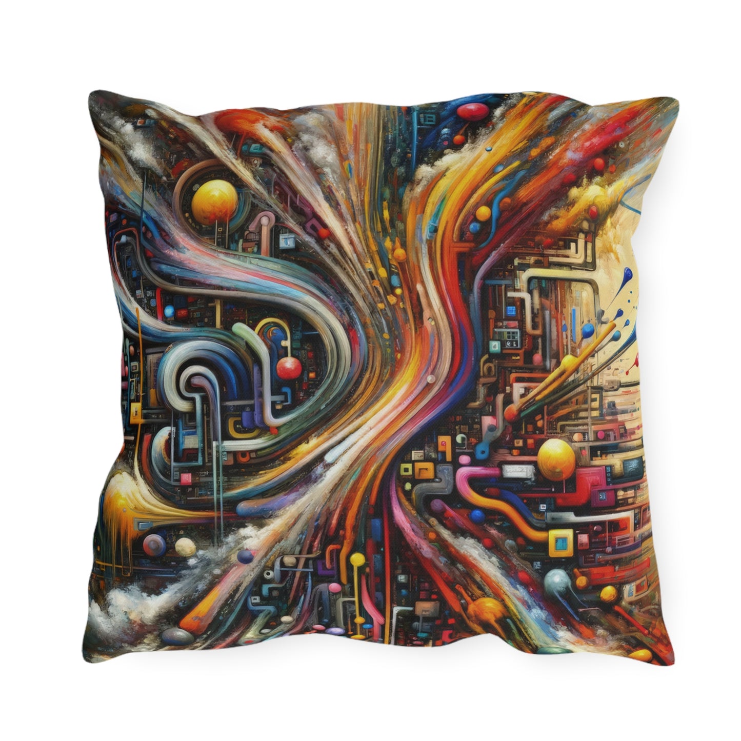 Information Bottleneck Cascade Outdoor Pillows