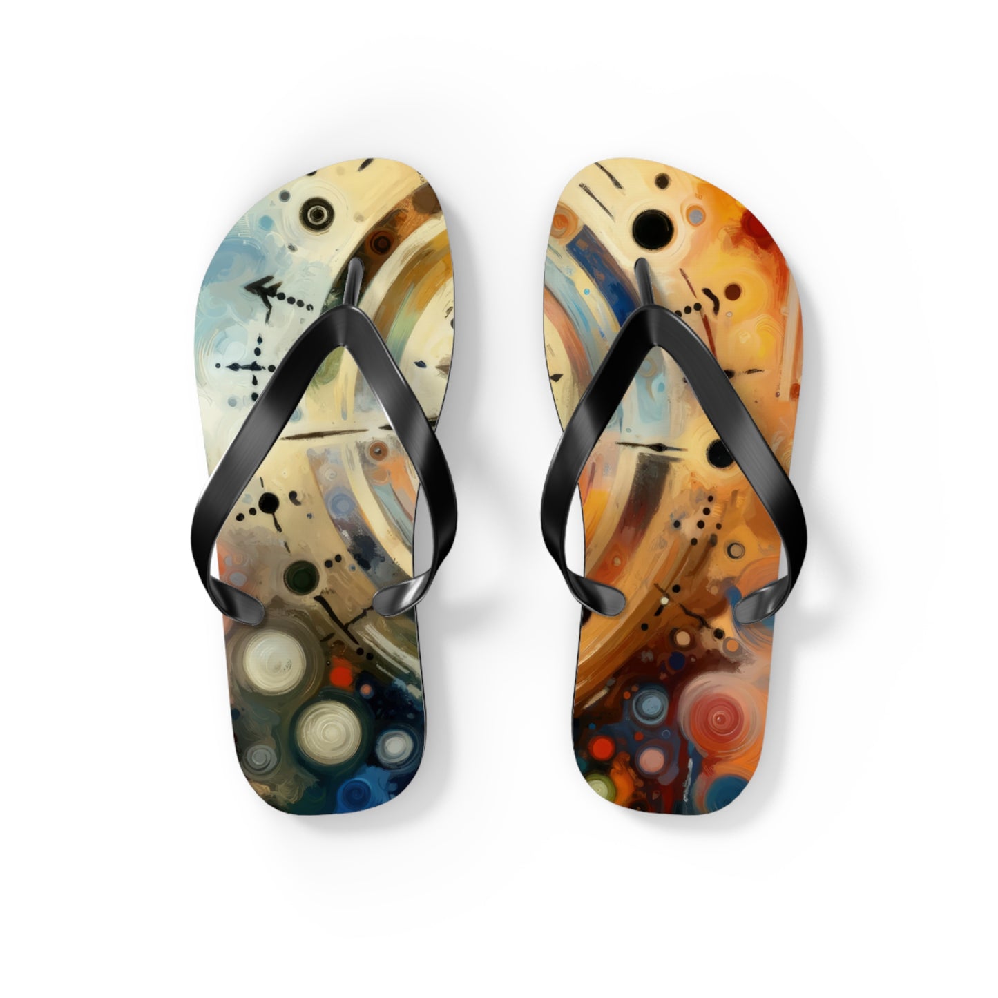 Guidance Abstract Compass Flip Flops