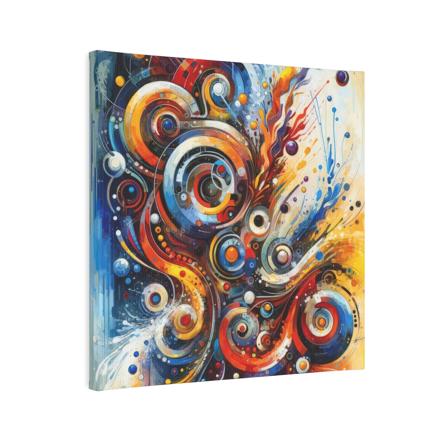 Harmonic Abstract Synergy Canvas Photo Tile