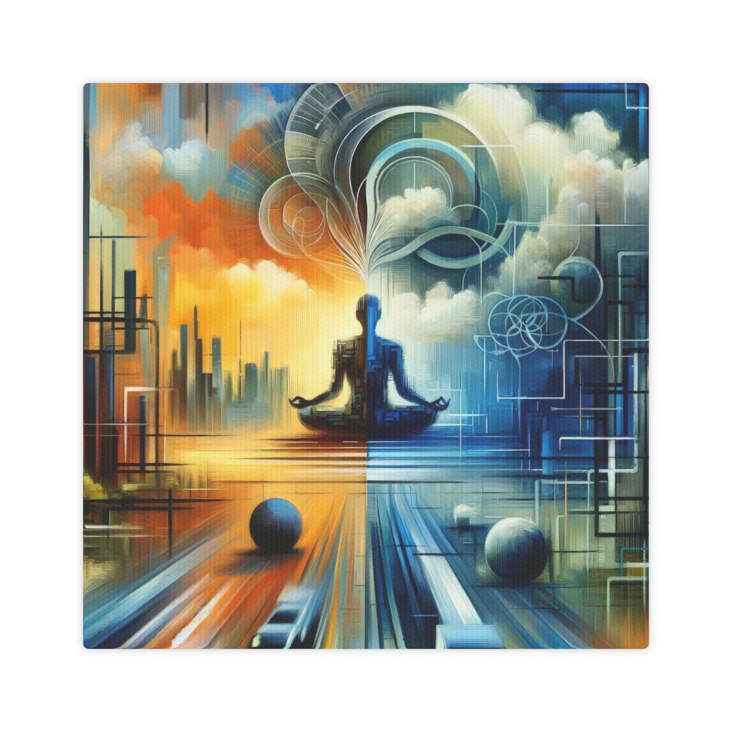 Digital Spiritual Journey Canvas Photo Tile