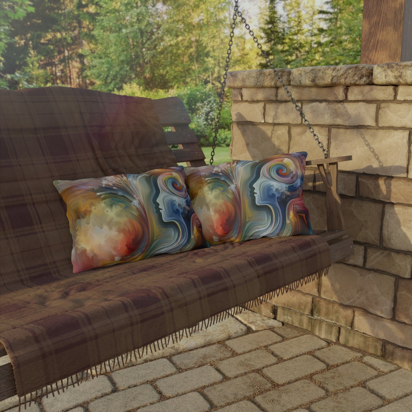 Empathy Binding Spirit Outdoor Pillows