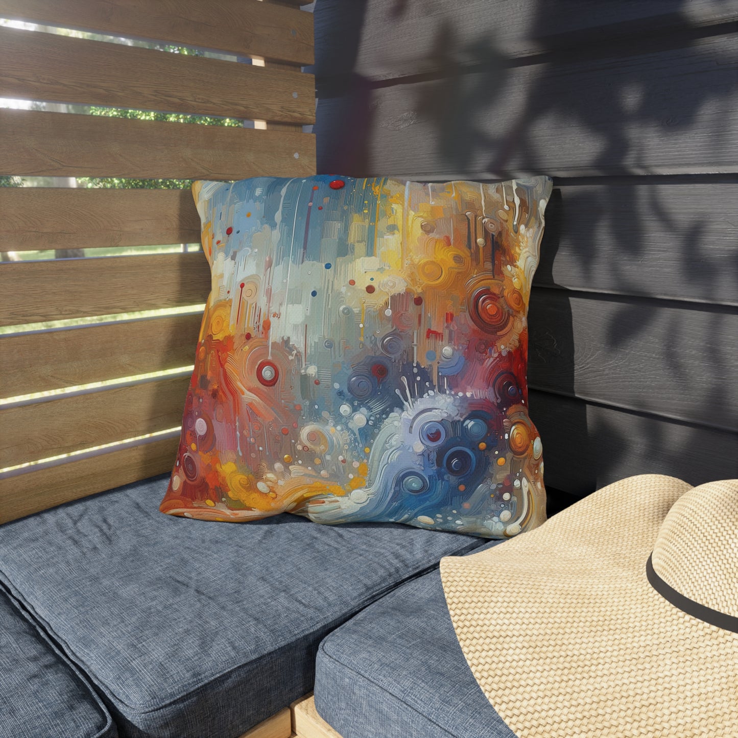 Joyous Effortless Exhale Outdoor Pillows