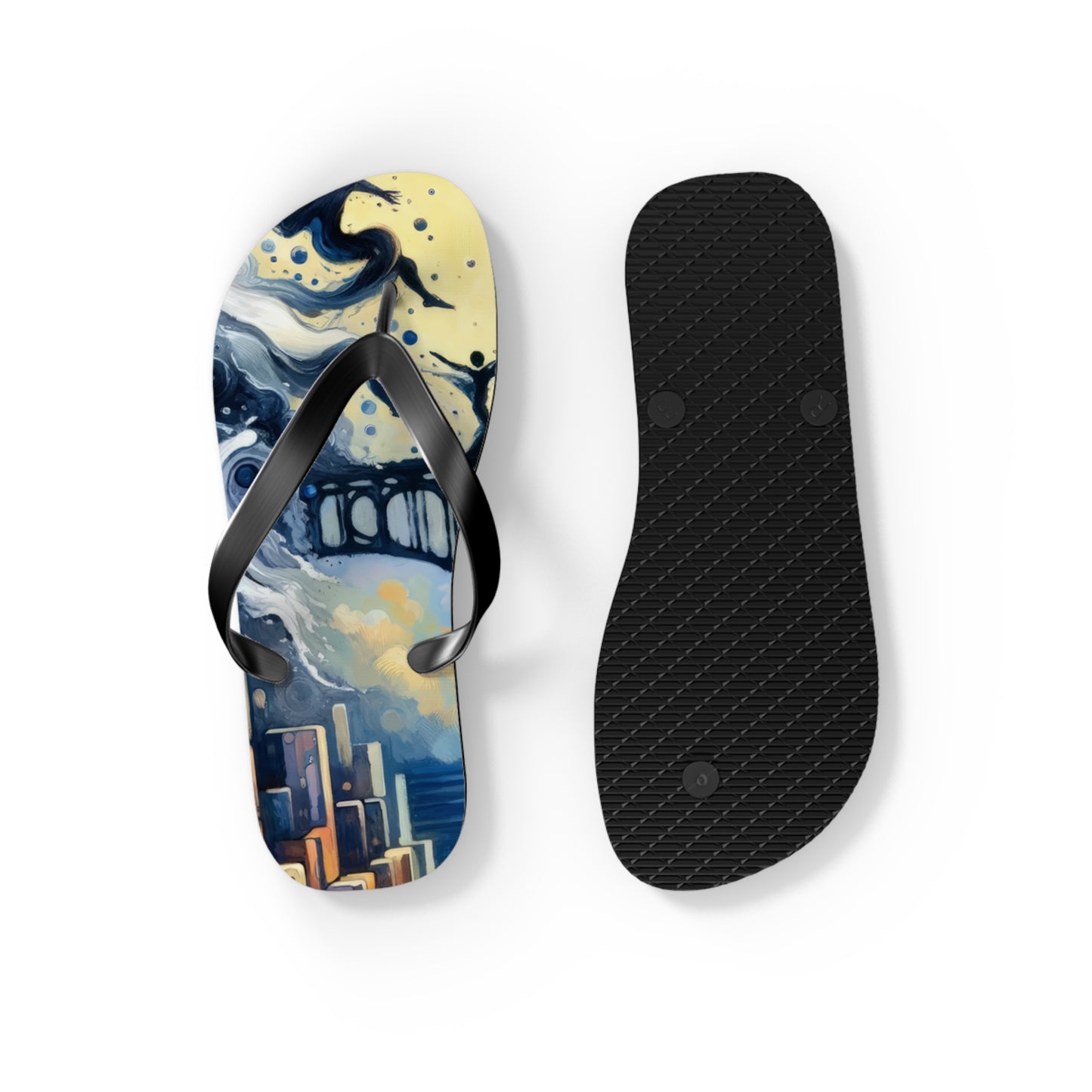 Faithful Diving Bridges Flip Flops