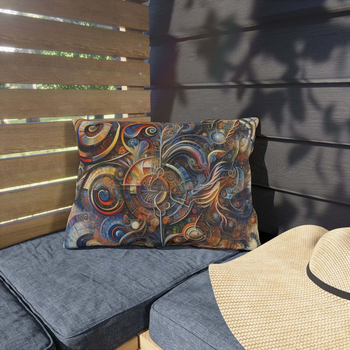 Ethos Web Abstract Outdoor Pillows