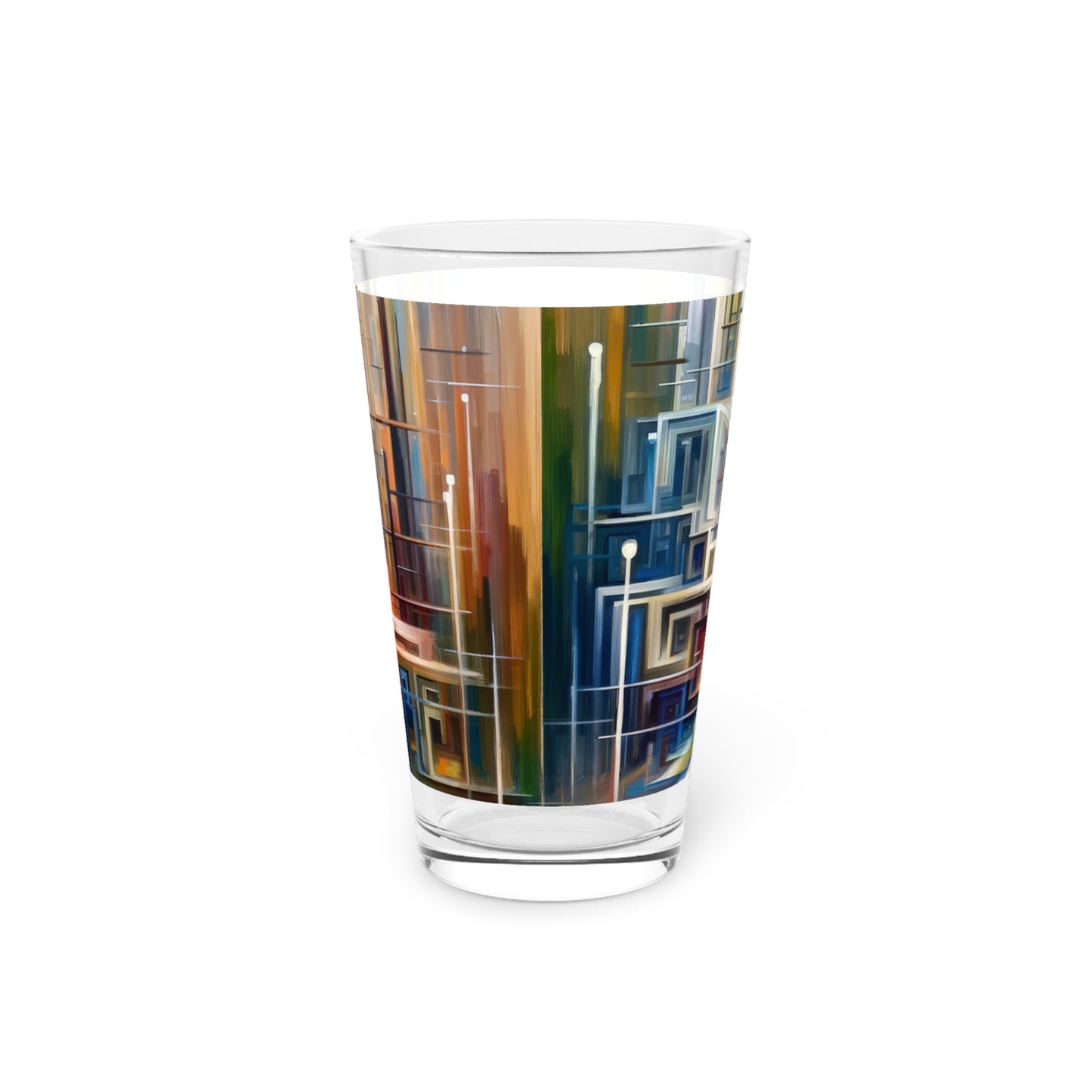 Urban Flow Interconnectedness Pint Glass, 16oz