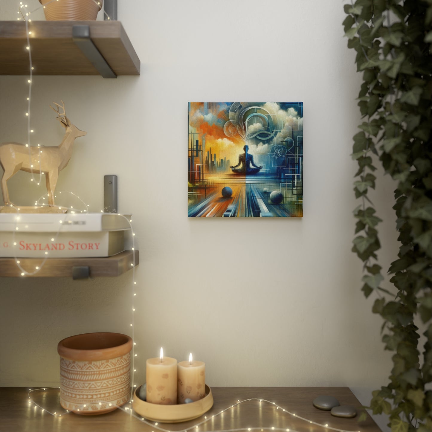 Digital Spiritual Journey Canvas Photo Tile