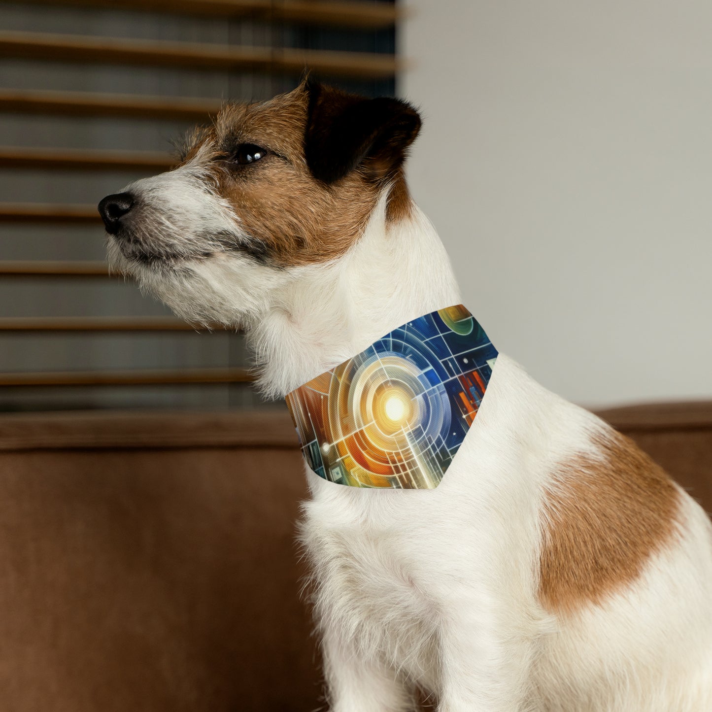 Mindful Megabyte Convergence Pet Bandana Collar