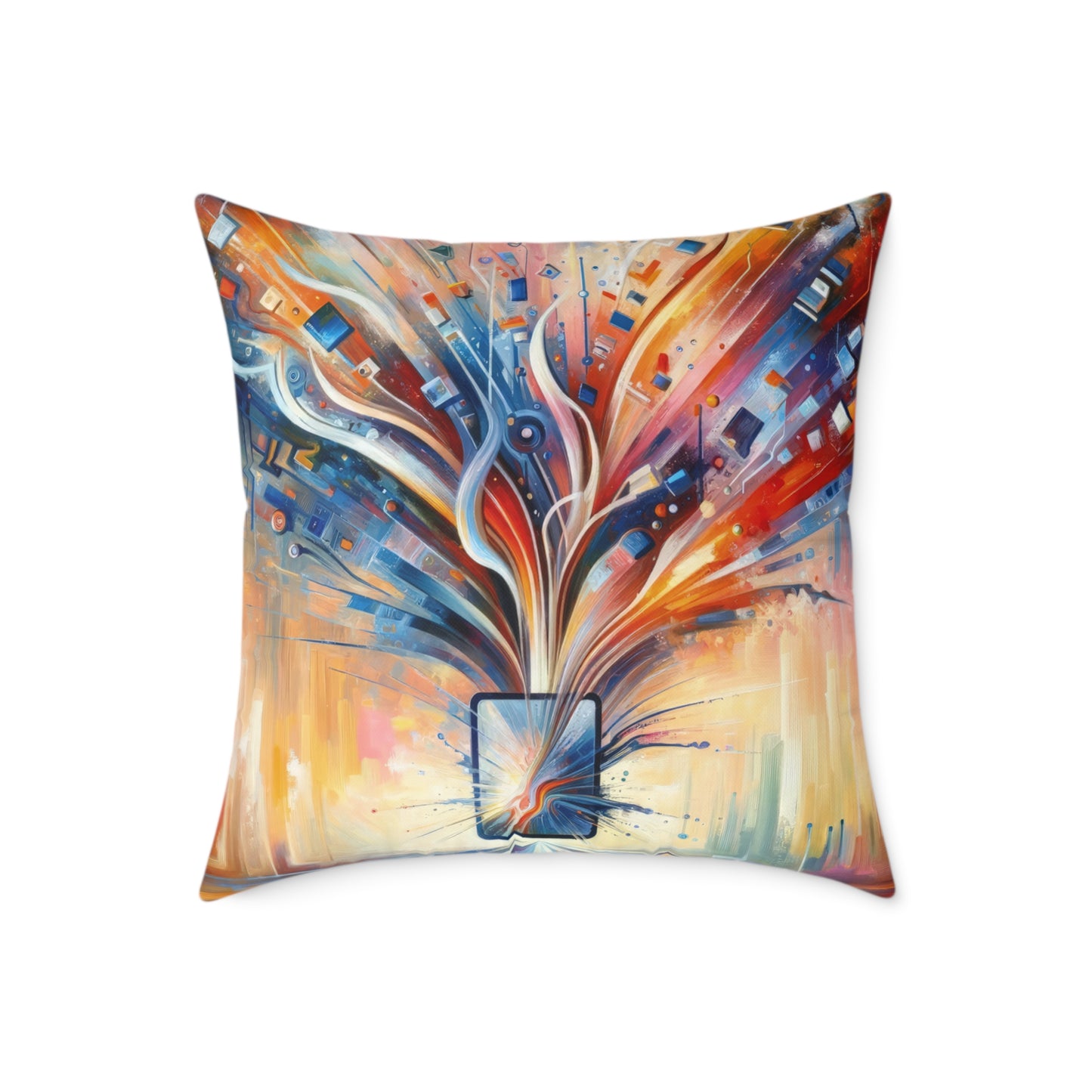 Empowerment Through Technology Spun Polyester Pillow