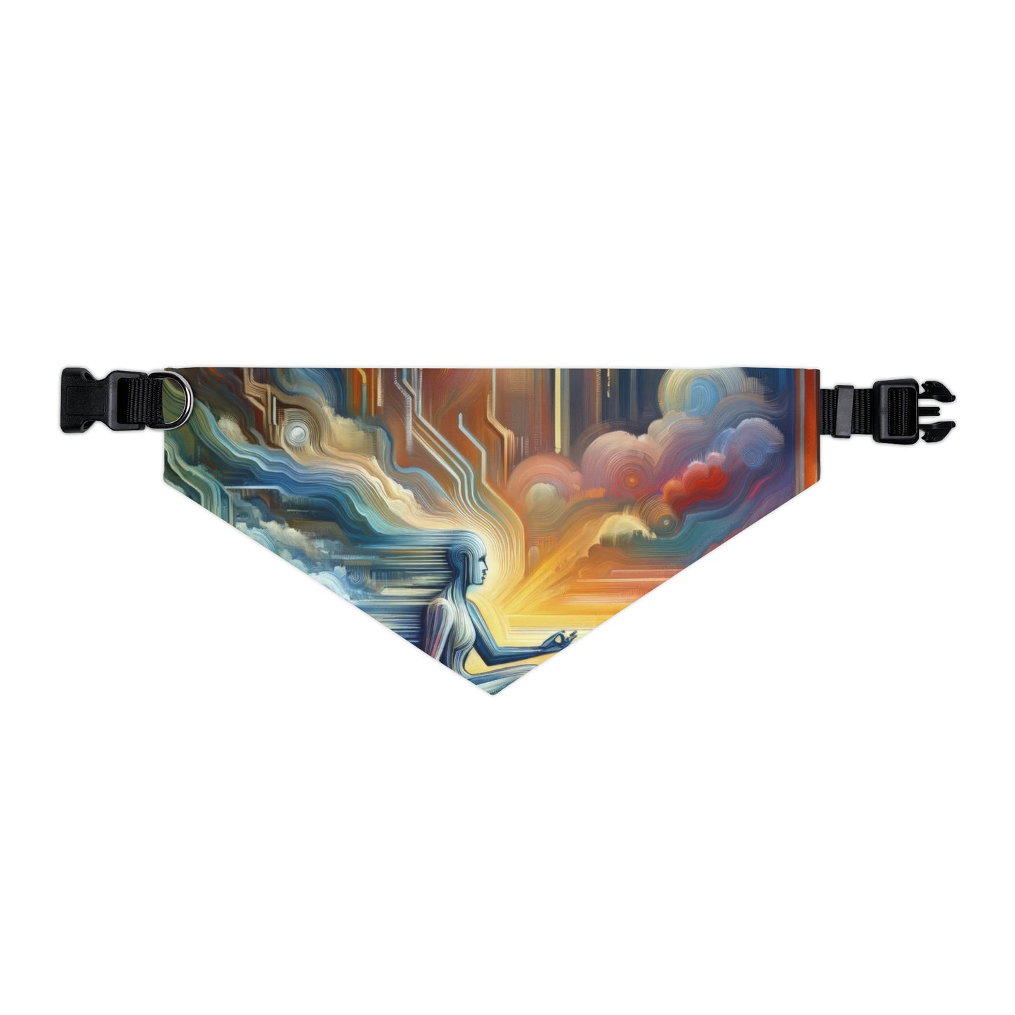 Eternal Digital Meditation Pet Bandana Collar