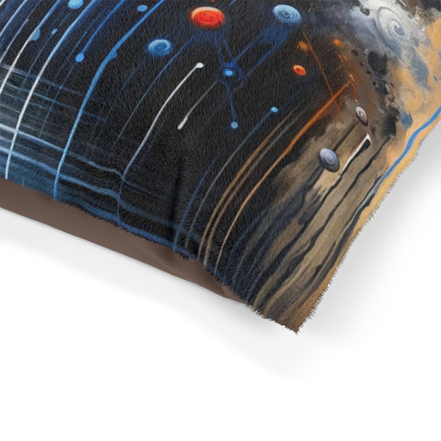 Luminous Abstract Tachism Pet Bed