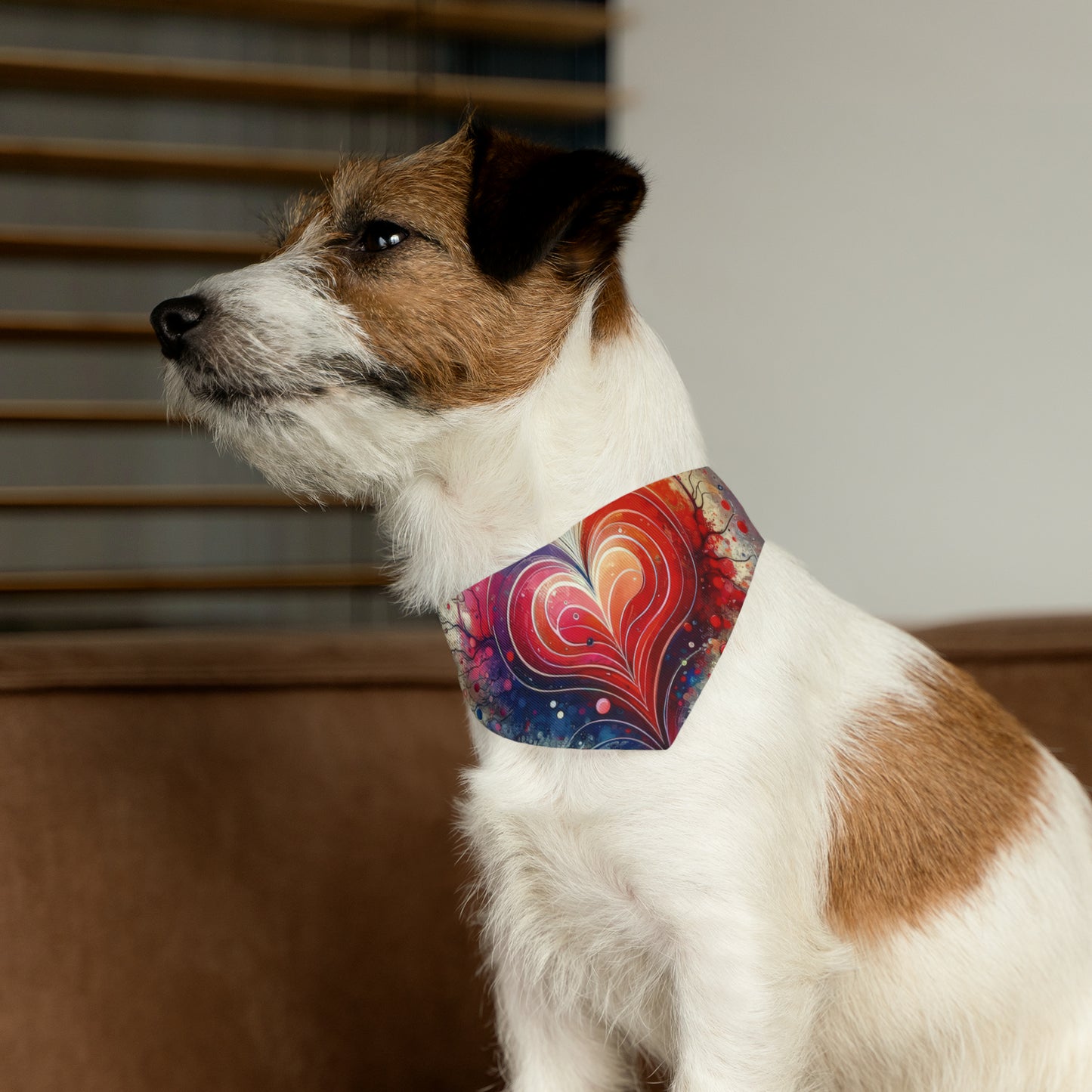Emotional Physics Heart Pet Bandana Collar
