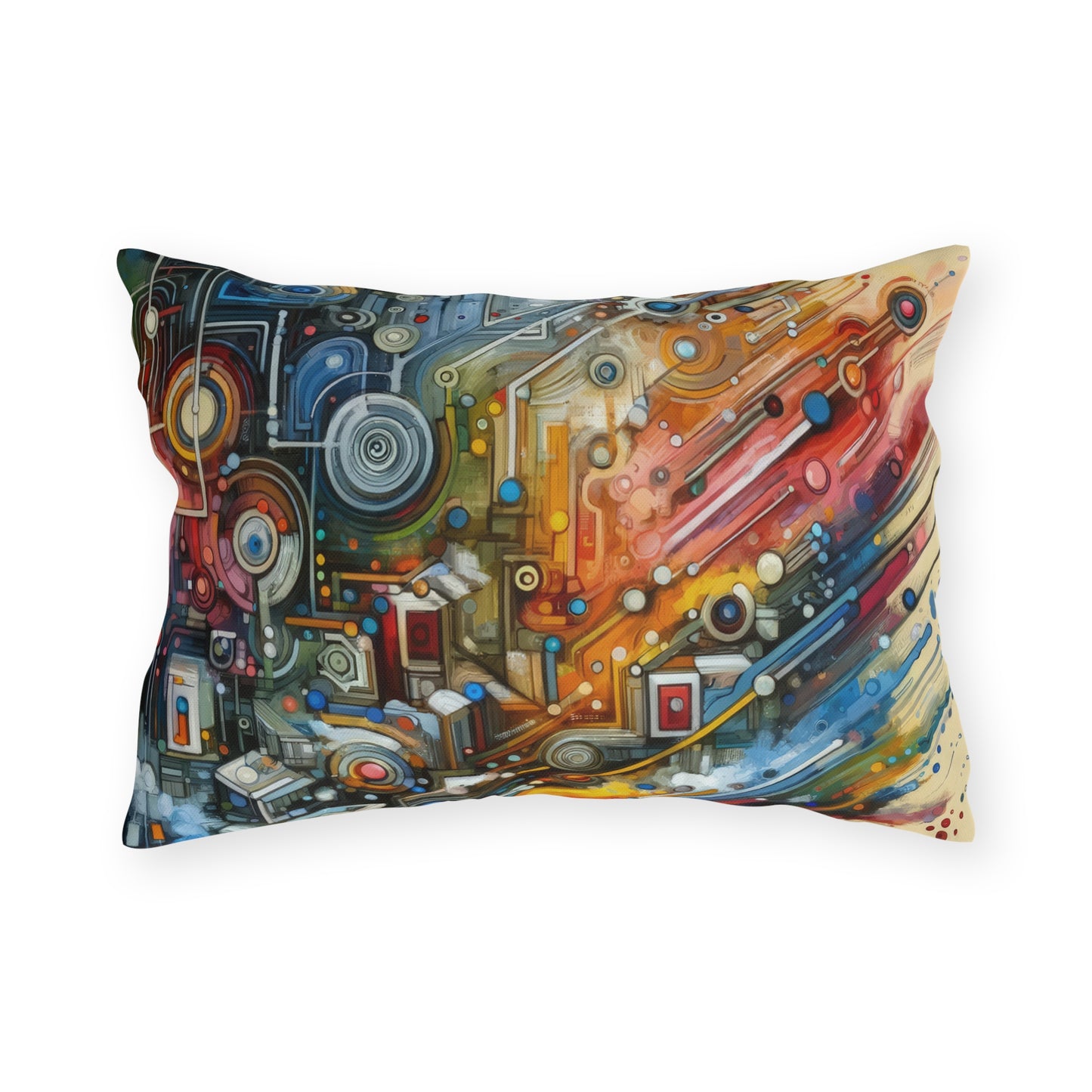Beliefs Systems Intersection Outdoor Pillows