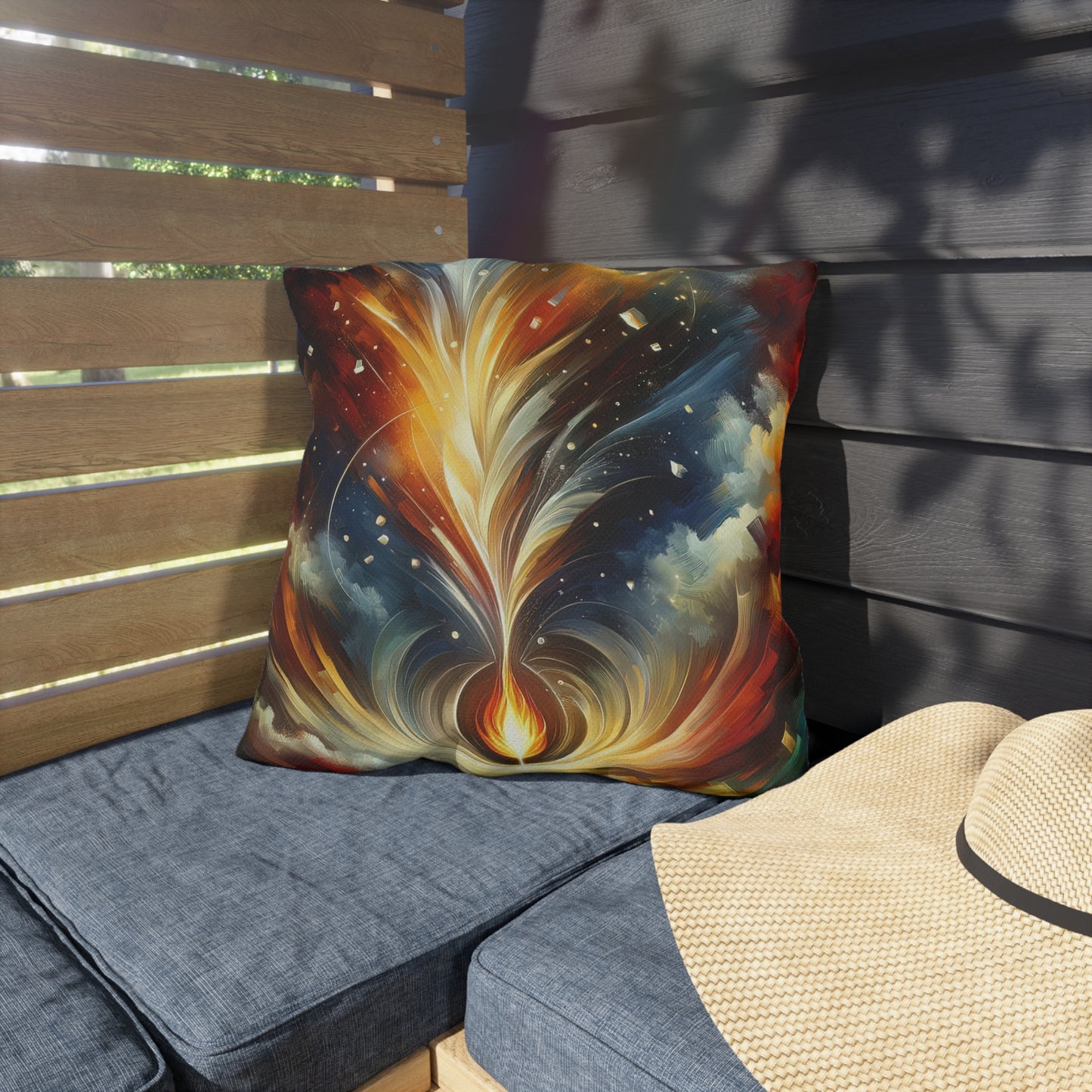 Igniting Transformational Currents Outdoor Pillows
