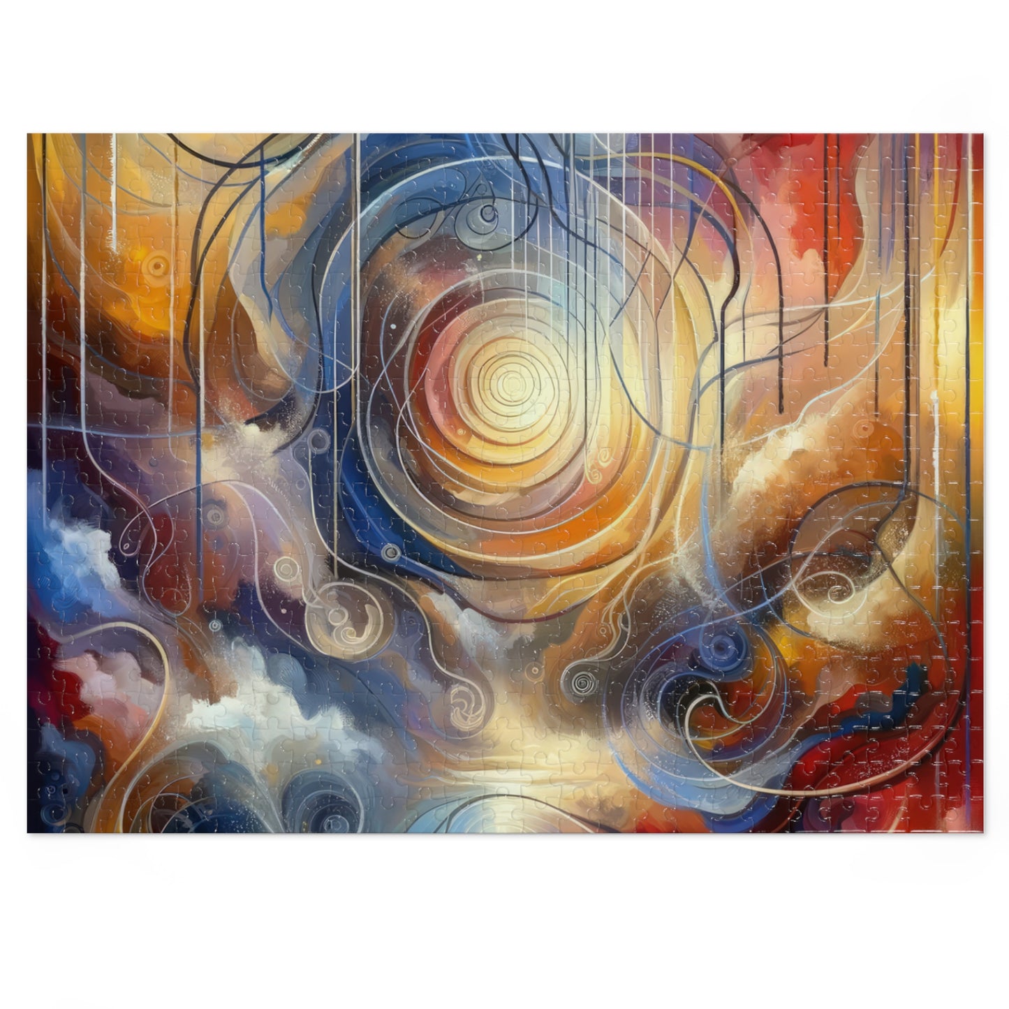 Presence Anchored Tachism Jigsaw Puzzle (30, 110, 252, 500,1000-Piece)