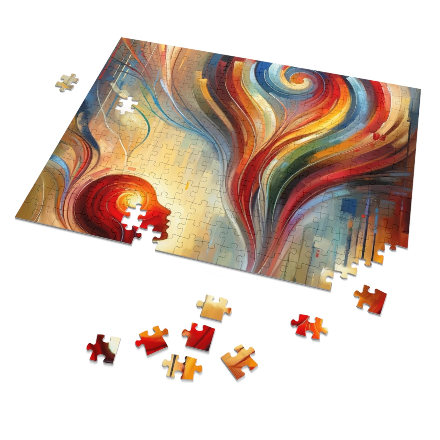 Empathetic Spiral Dialogue Jigsaw Puzzle (30, 110, 252, 500,1000-Piece)